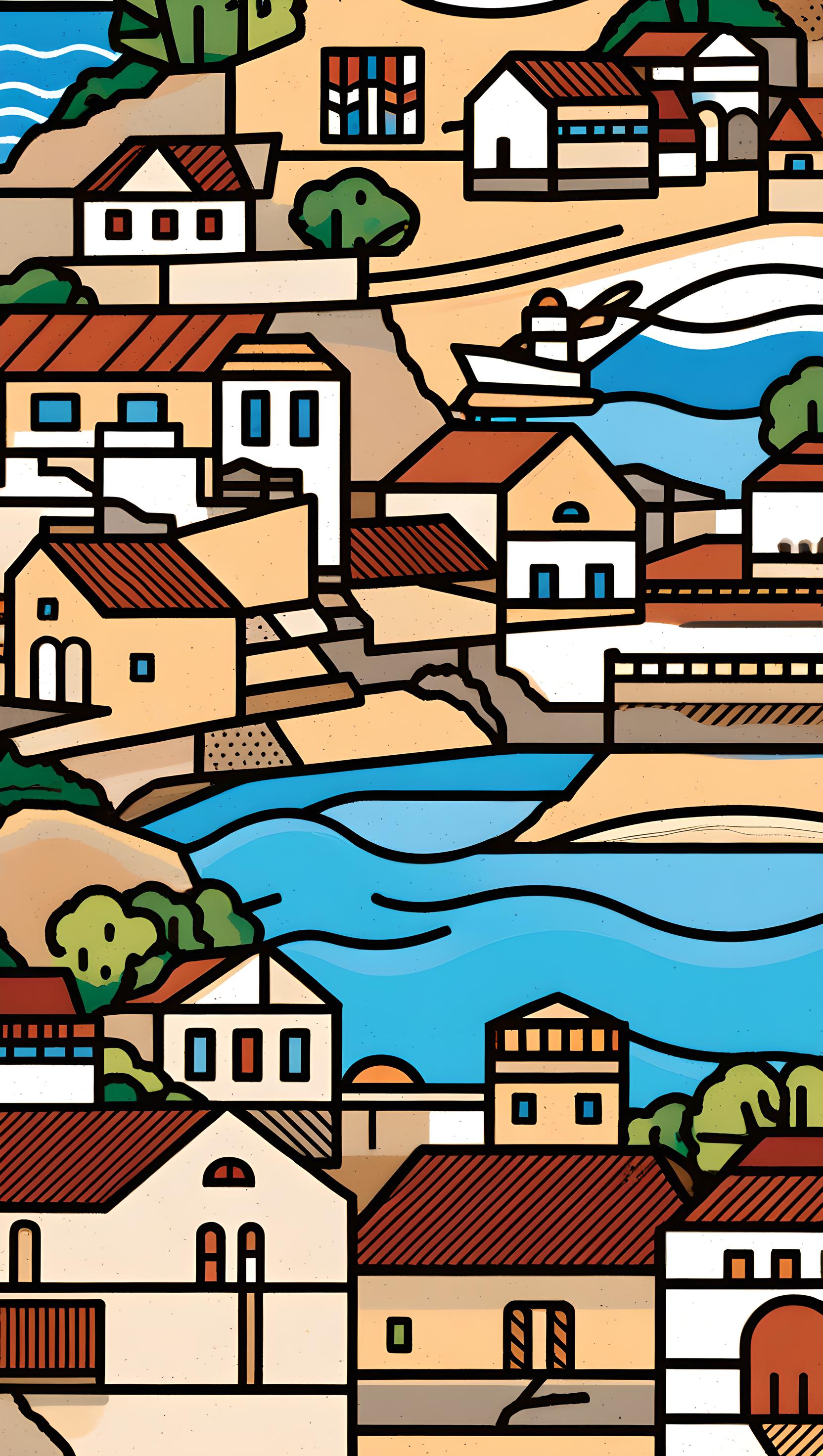 抽象涂鸦：海淀之城