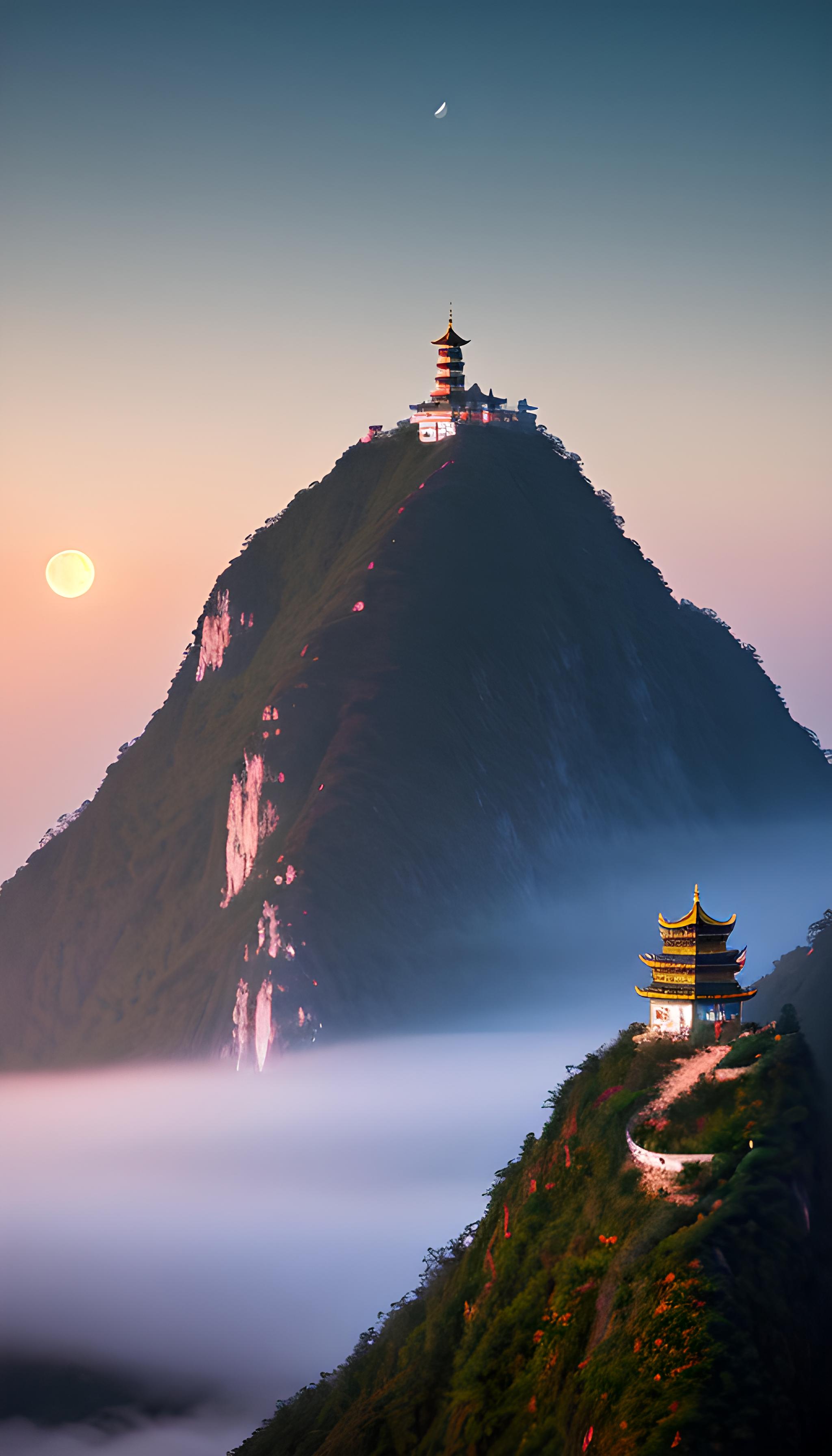 仙境中的老君山