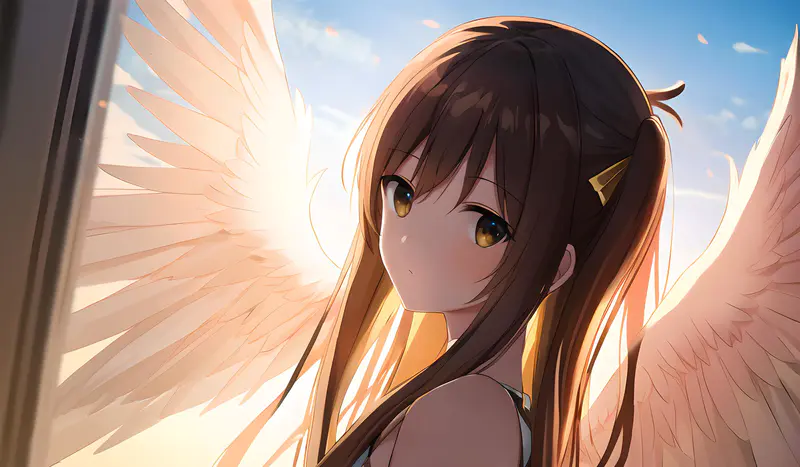 天使之翼少女