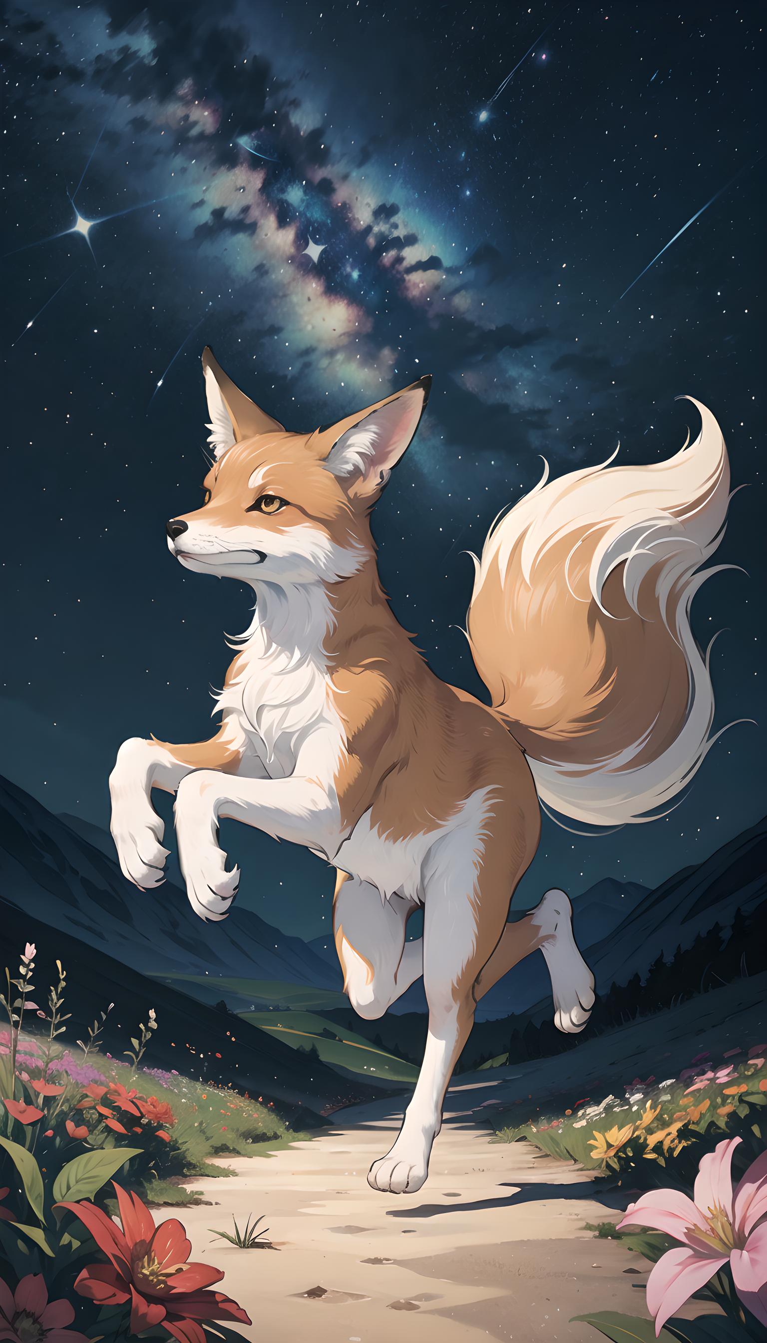 星空下的奔跑