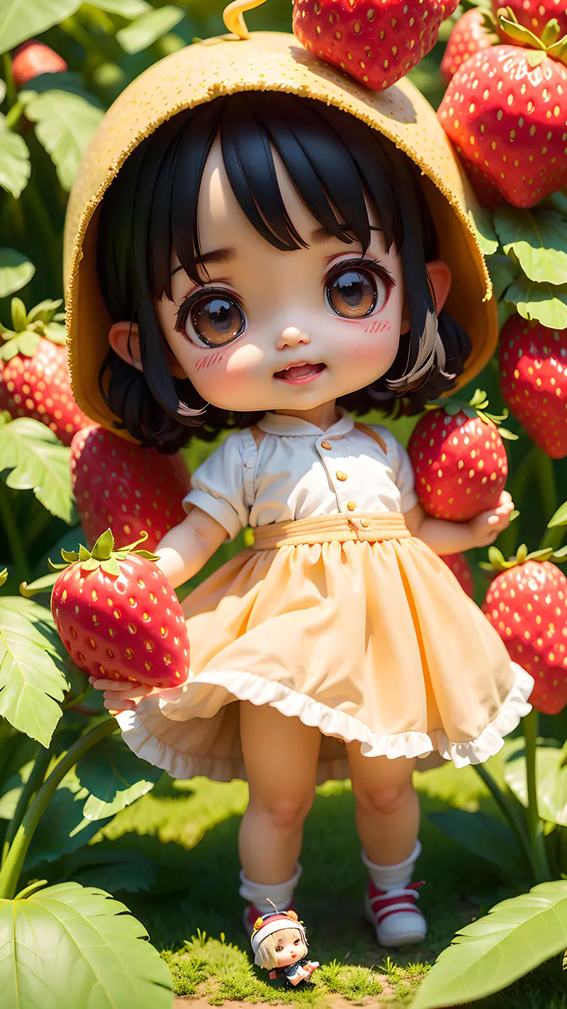 草莓 好甜