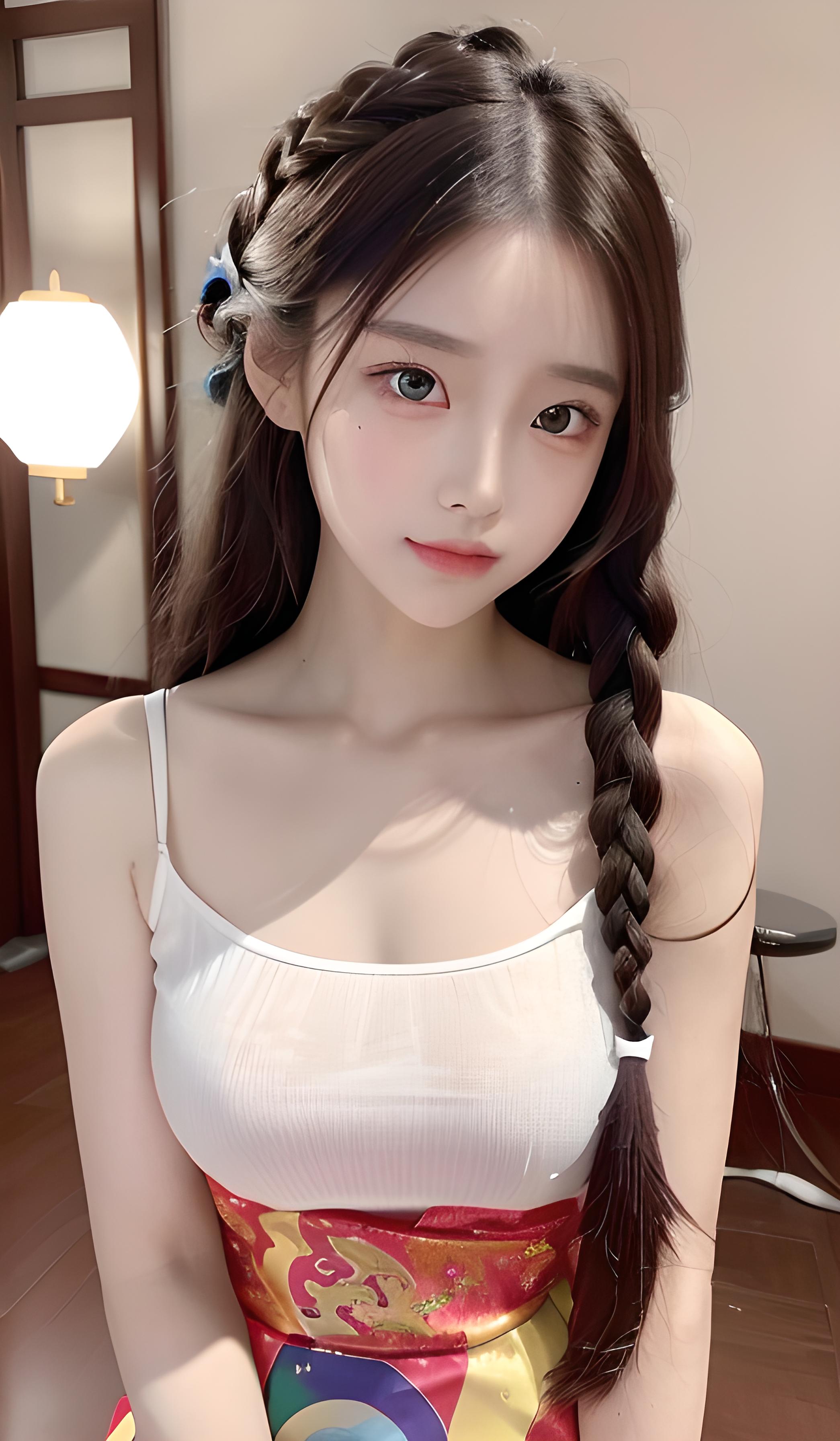 可爱的美少女