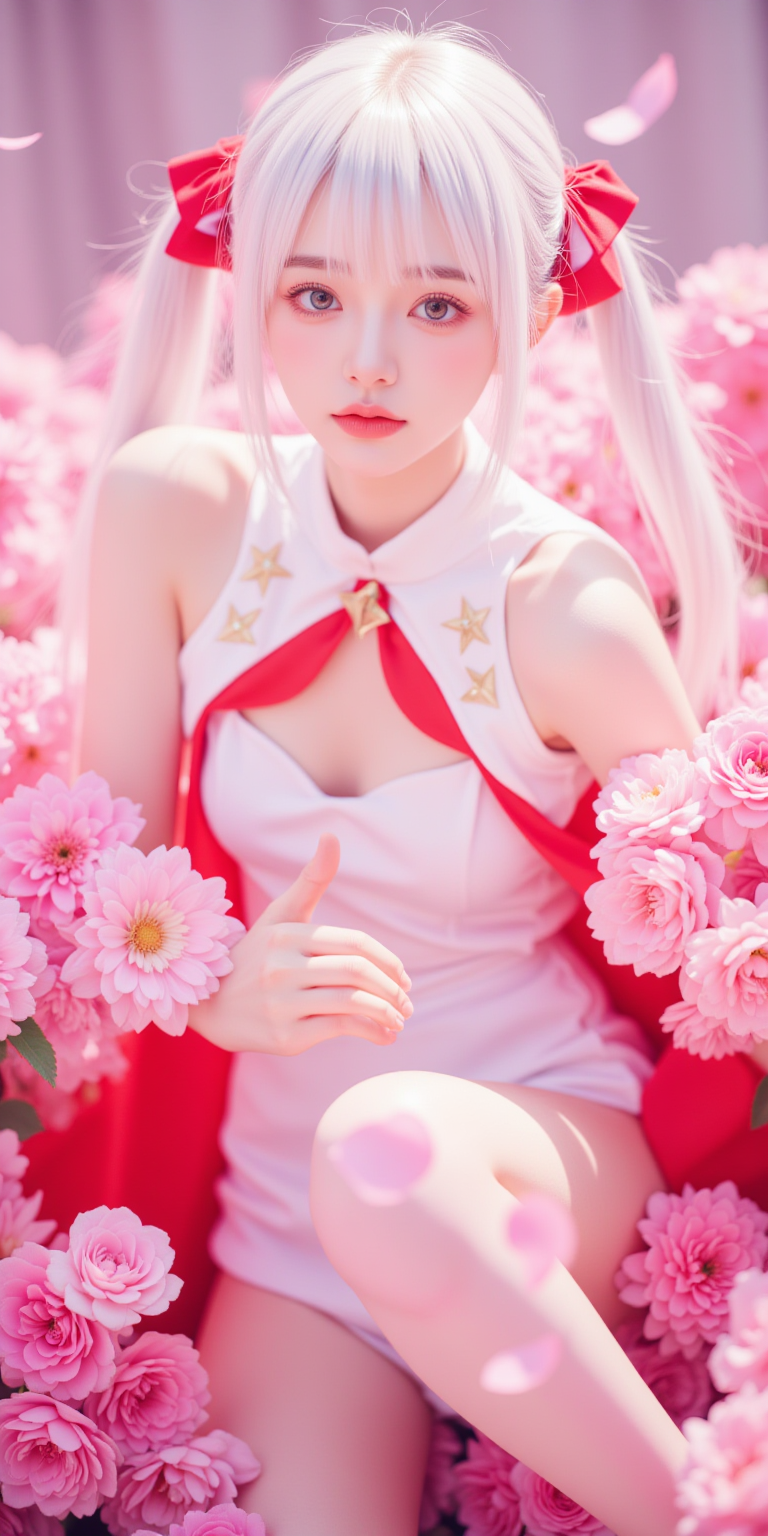 花丛中