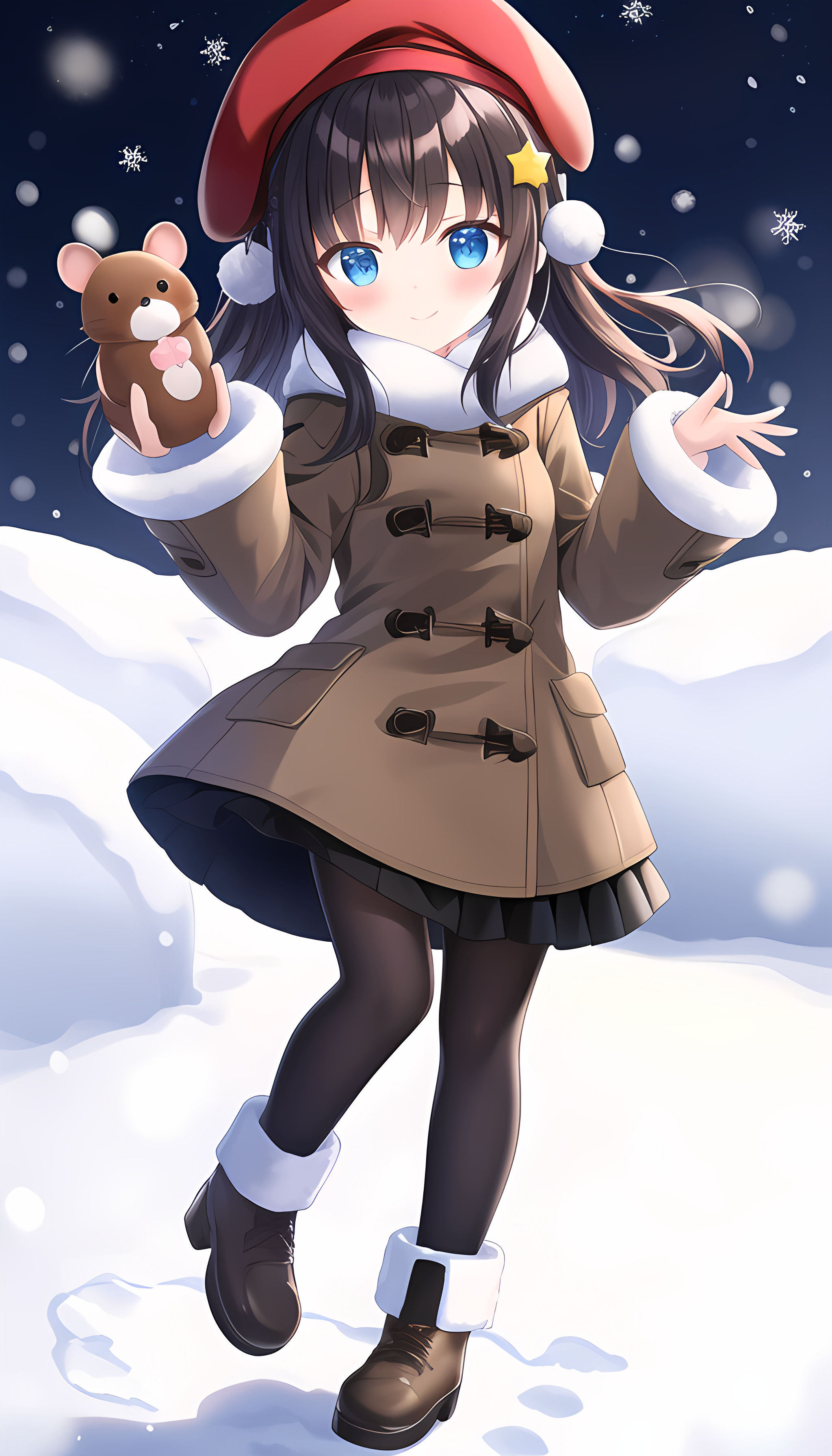 雪中女孩