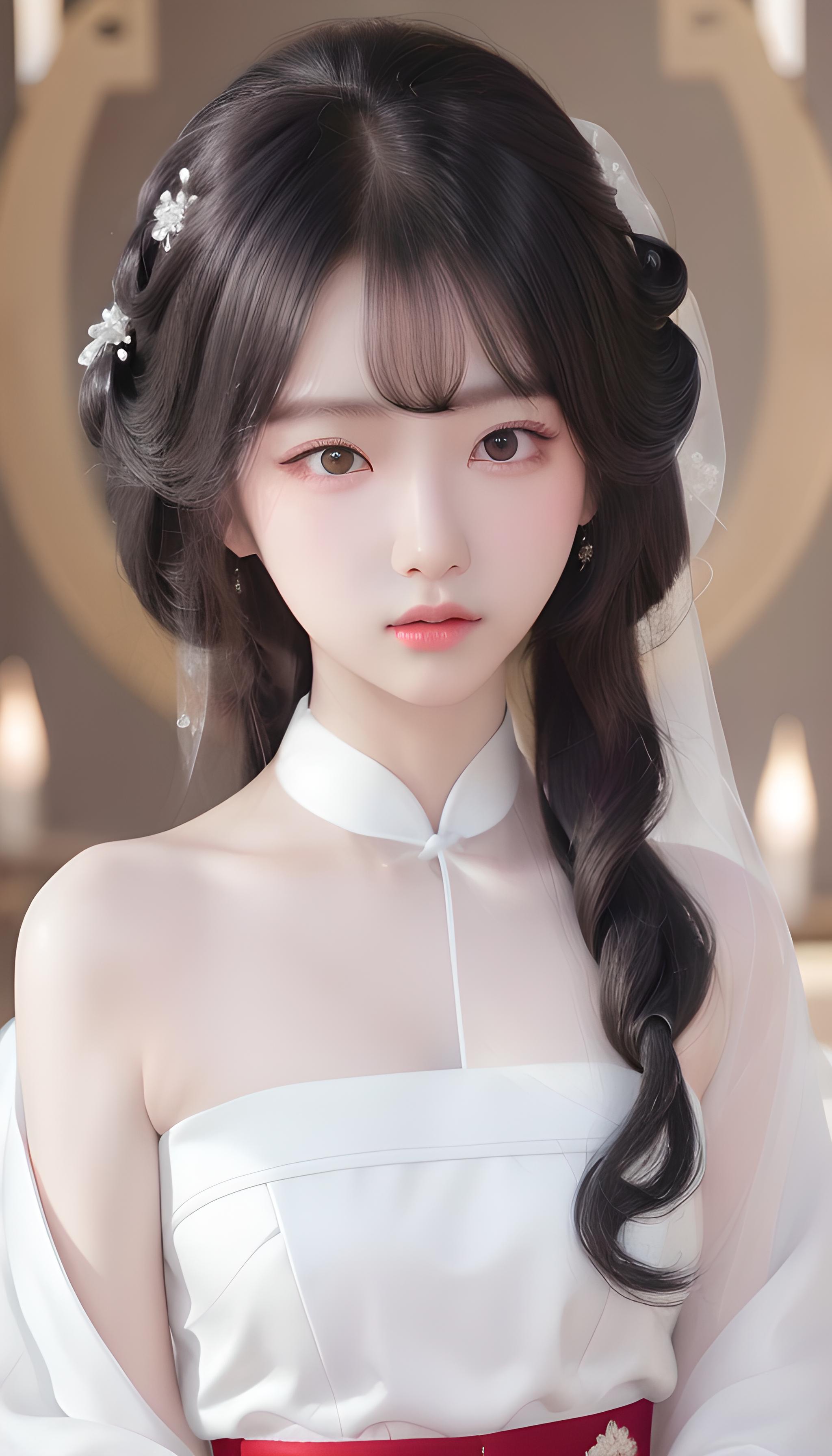 婚纱少女