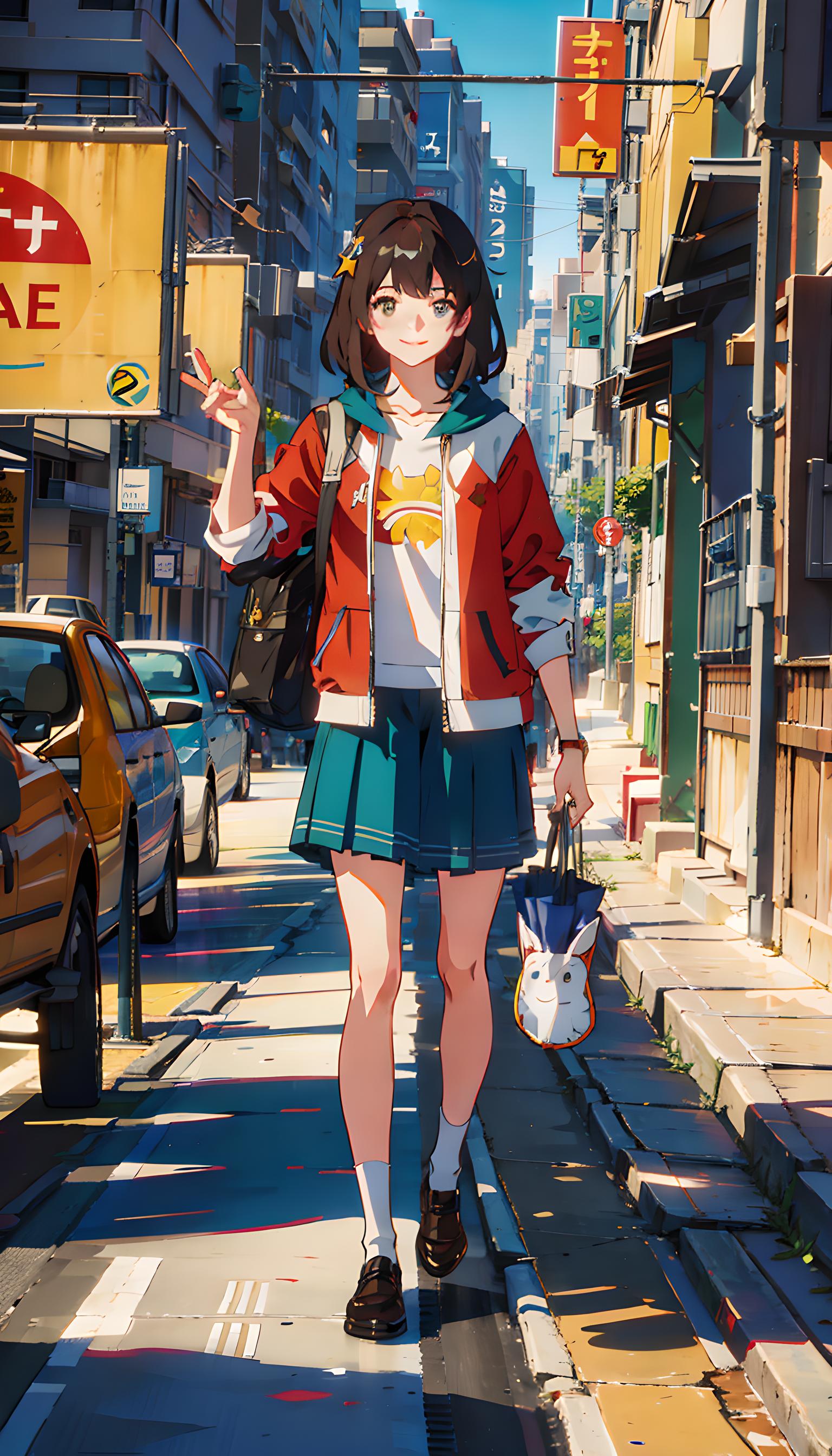 卡通女生