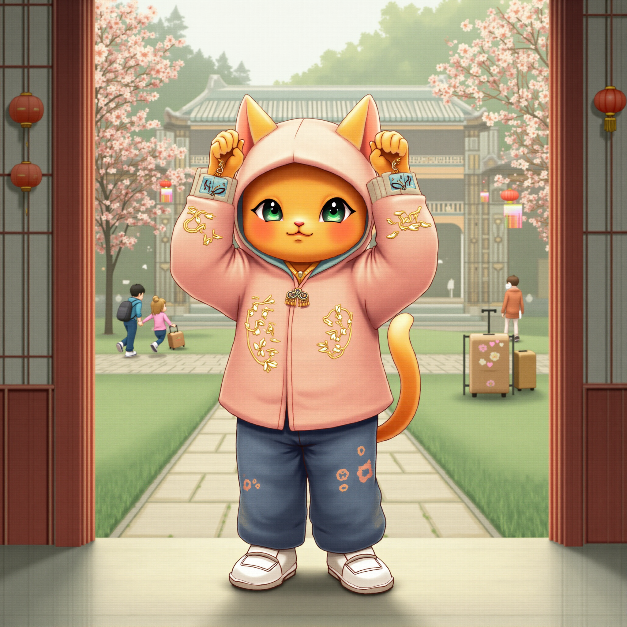 猫型人装，怪不怪？