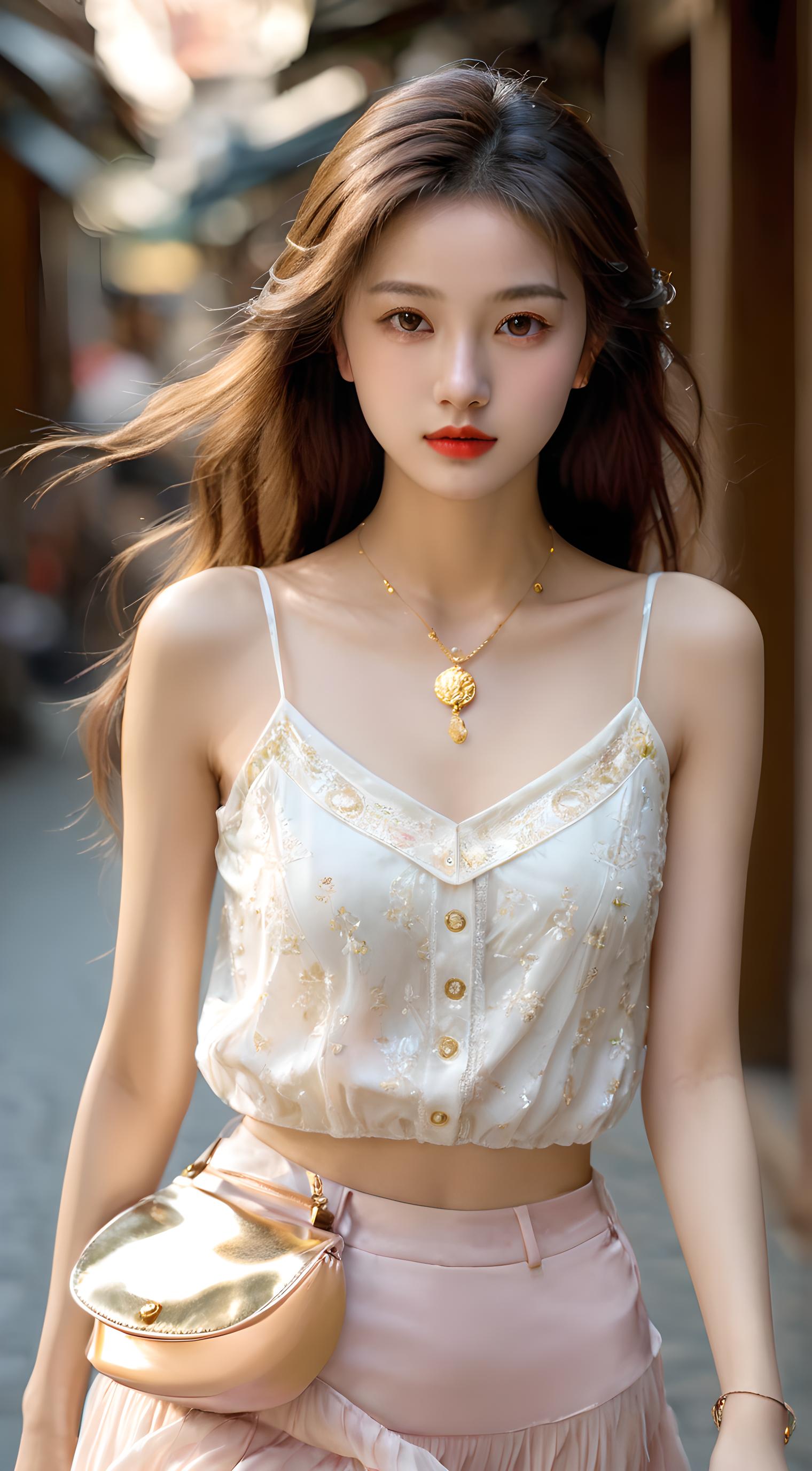 长发美女