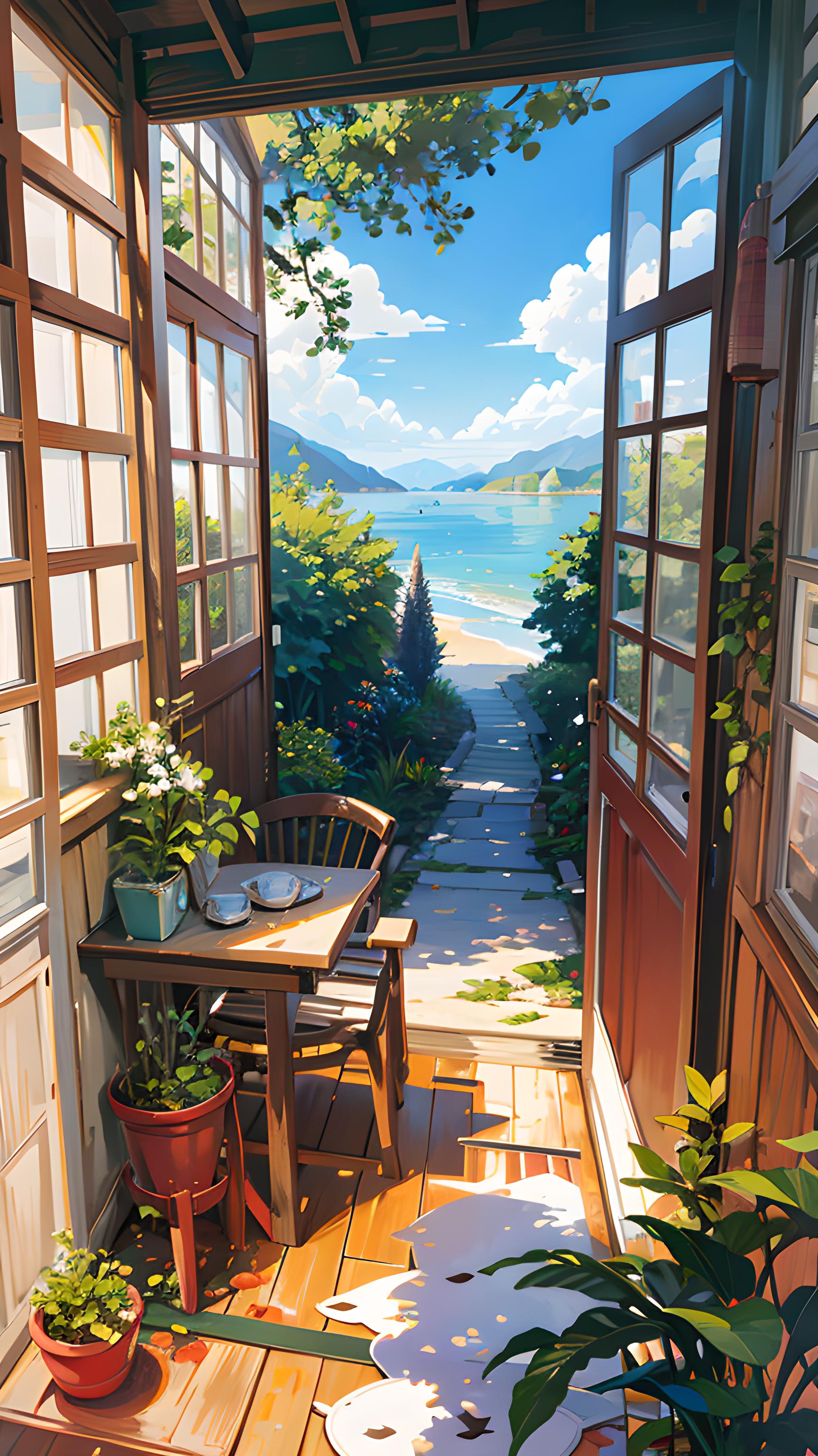 湖边小屋