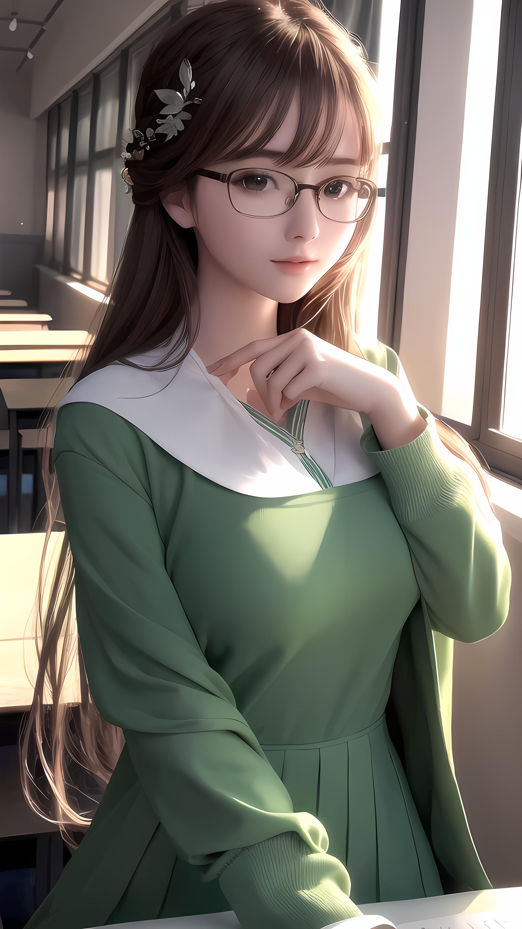 绿色衣服