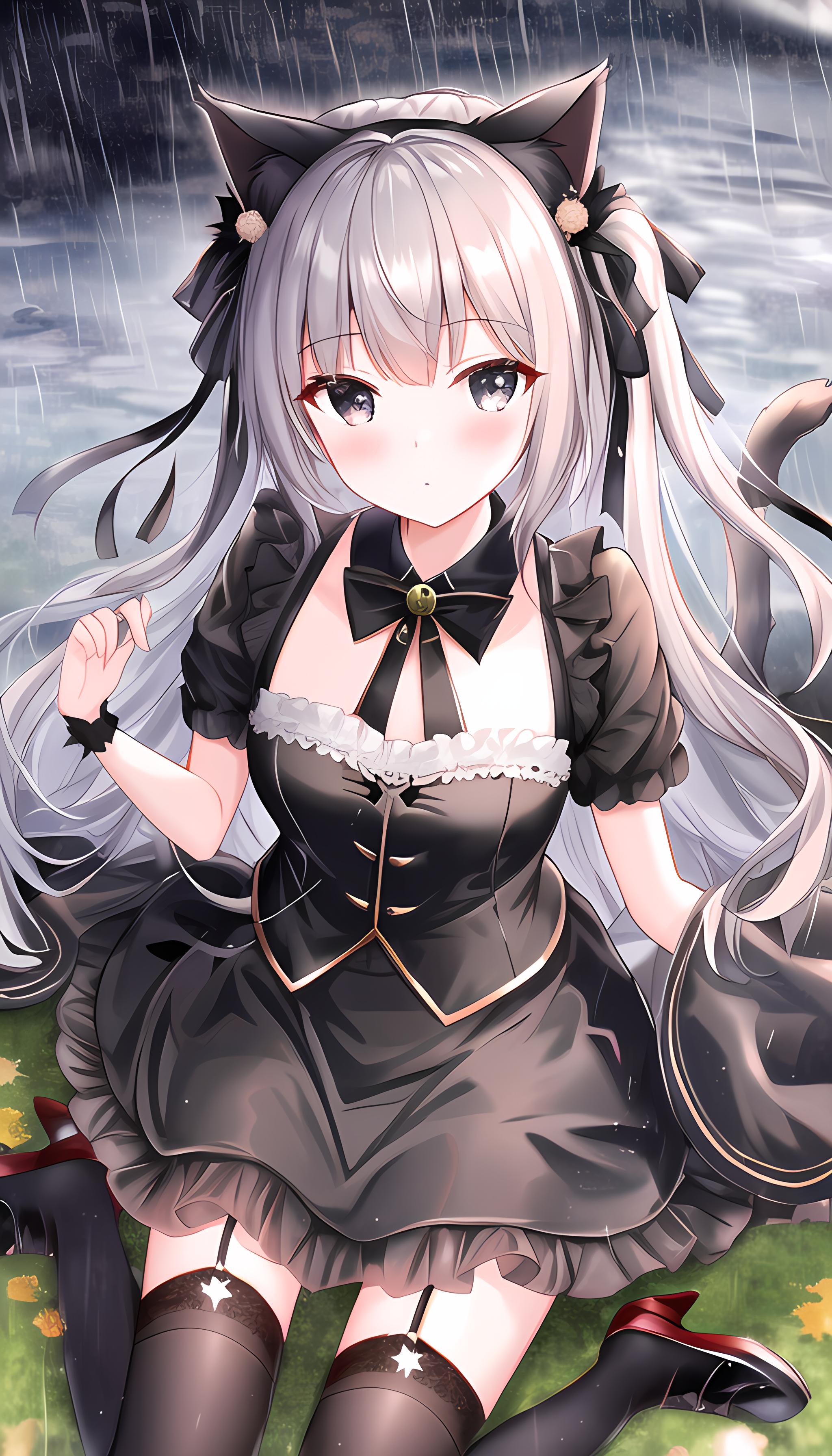 雨中女孩