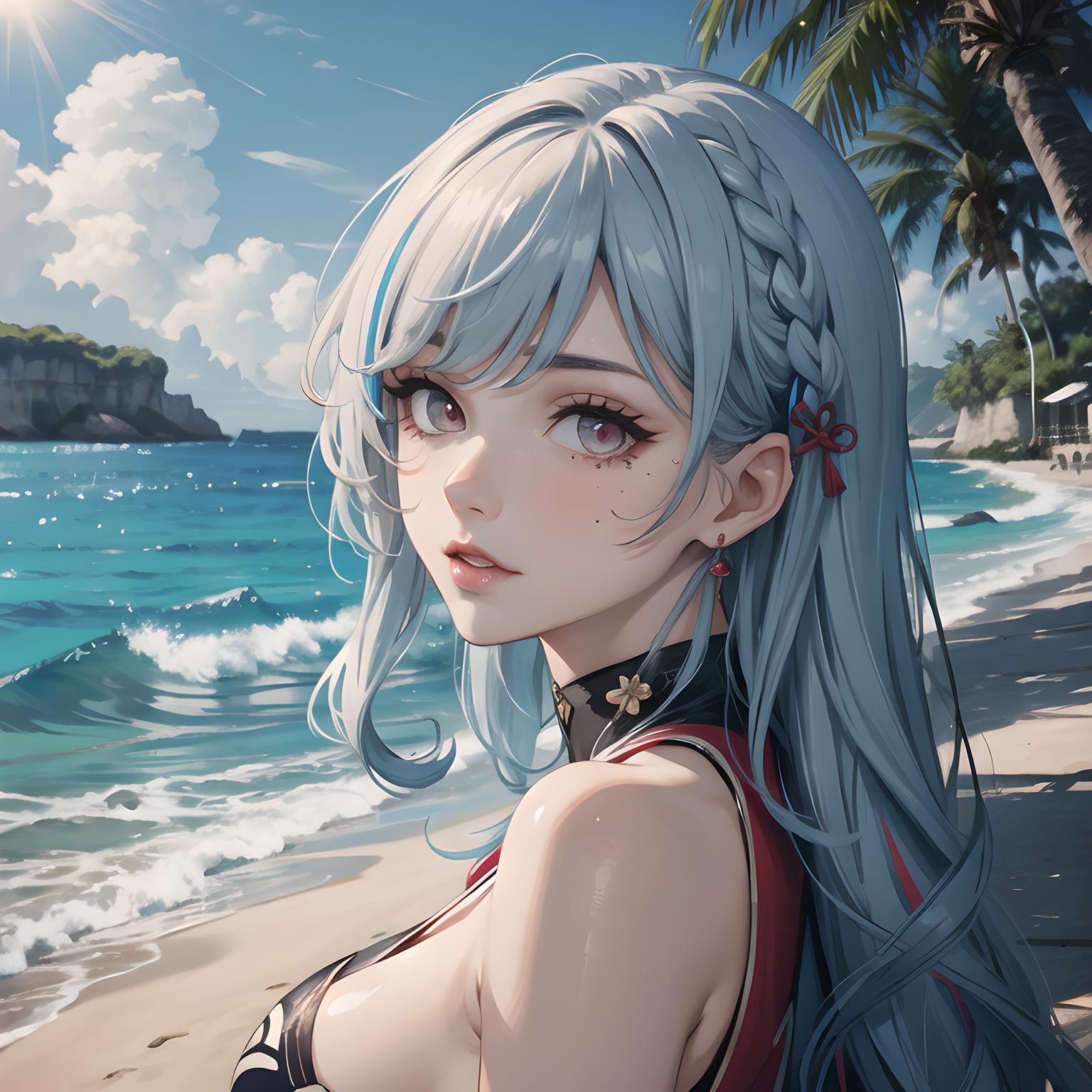 海边少女