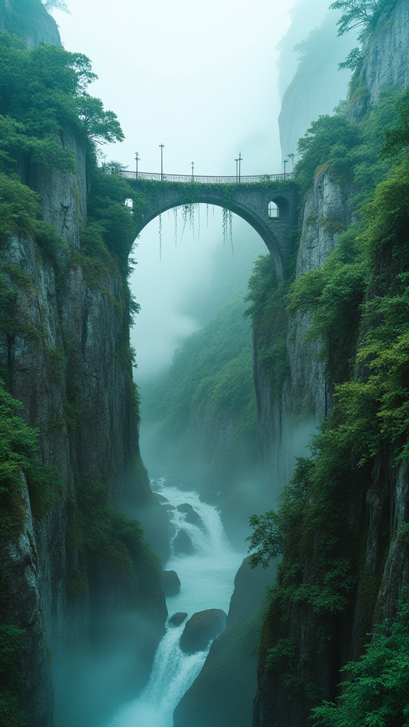 悬崖上的桥