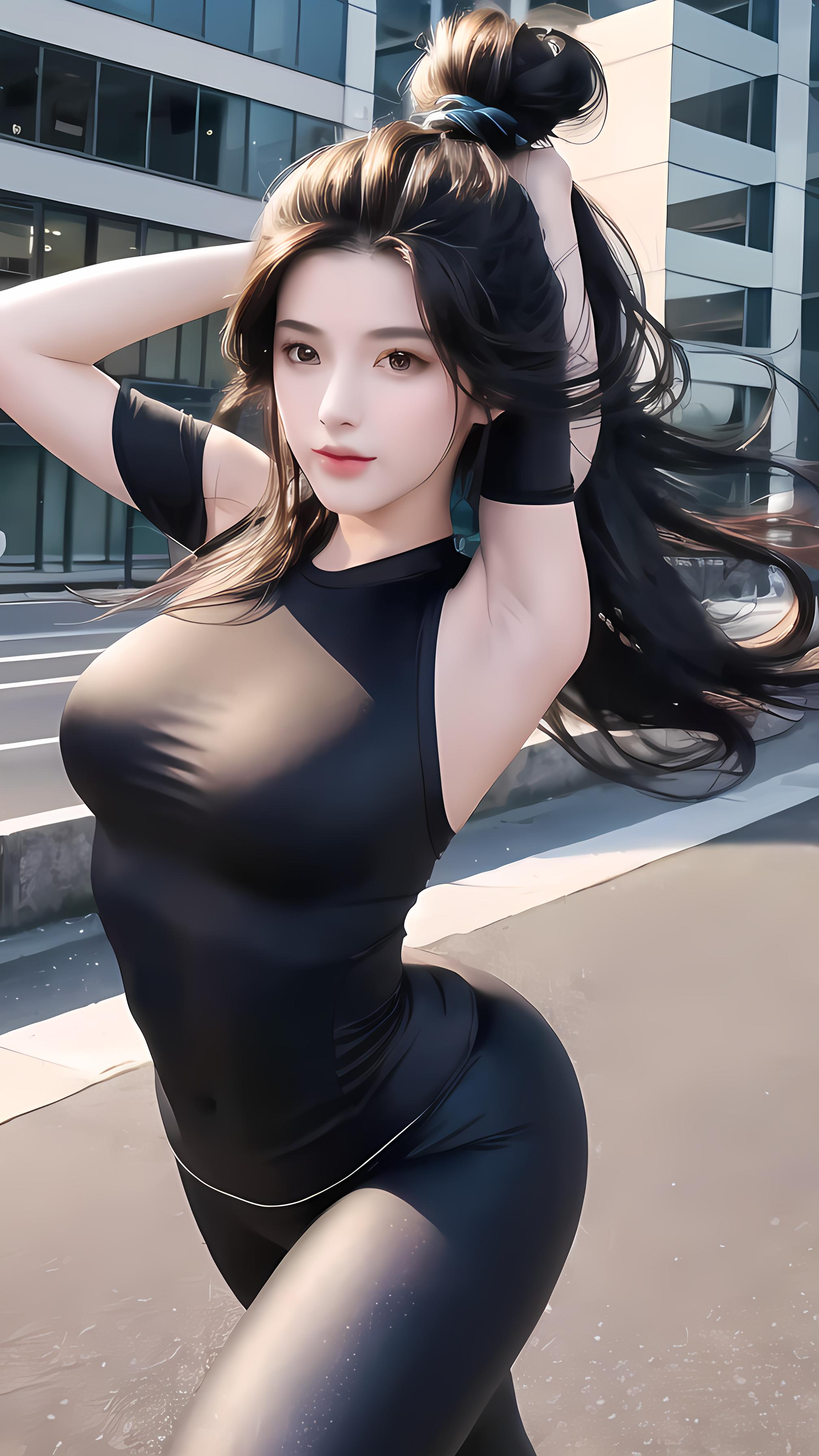 瑜伽美女