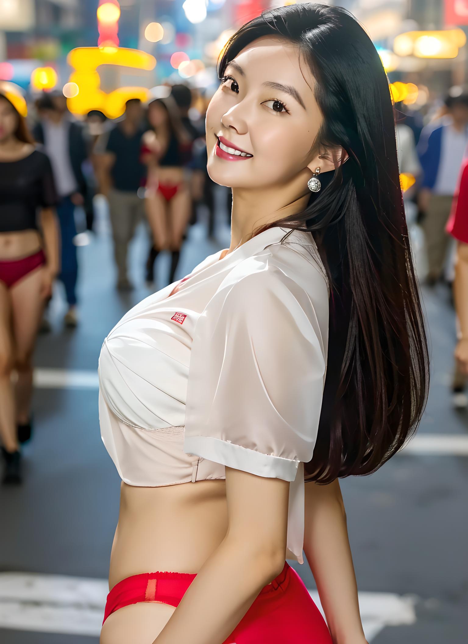 运动美女