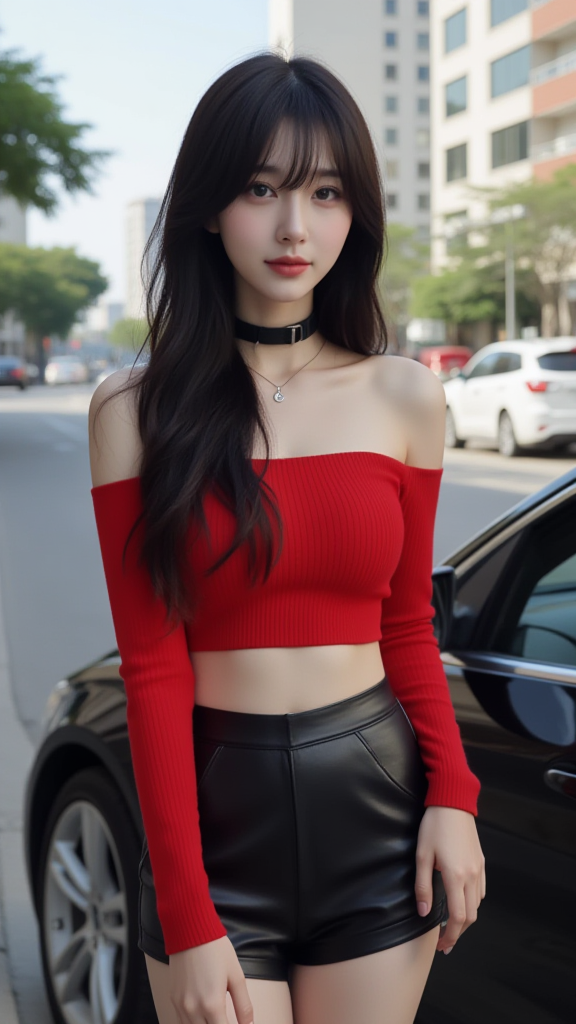 露肩女孩
