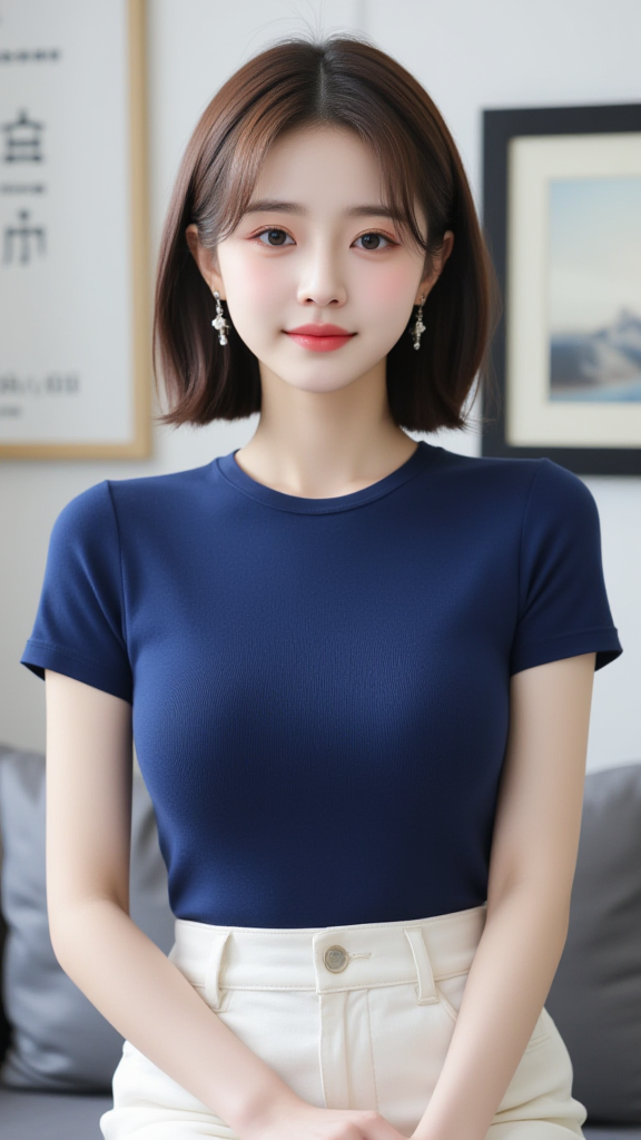 短发女孩