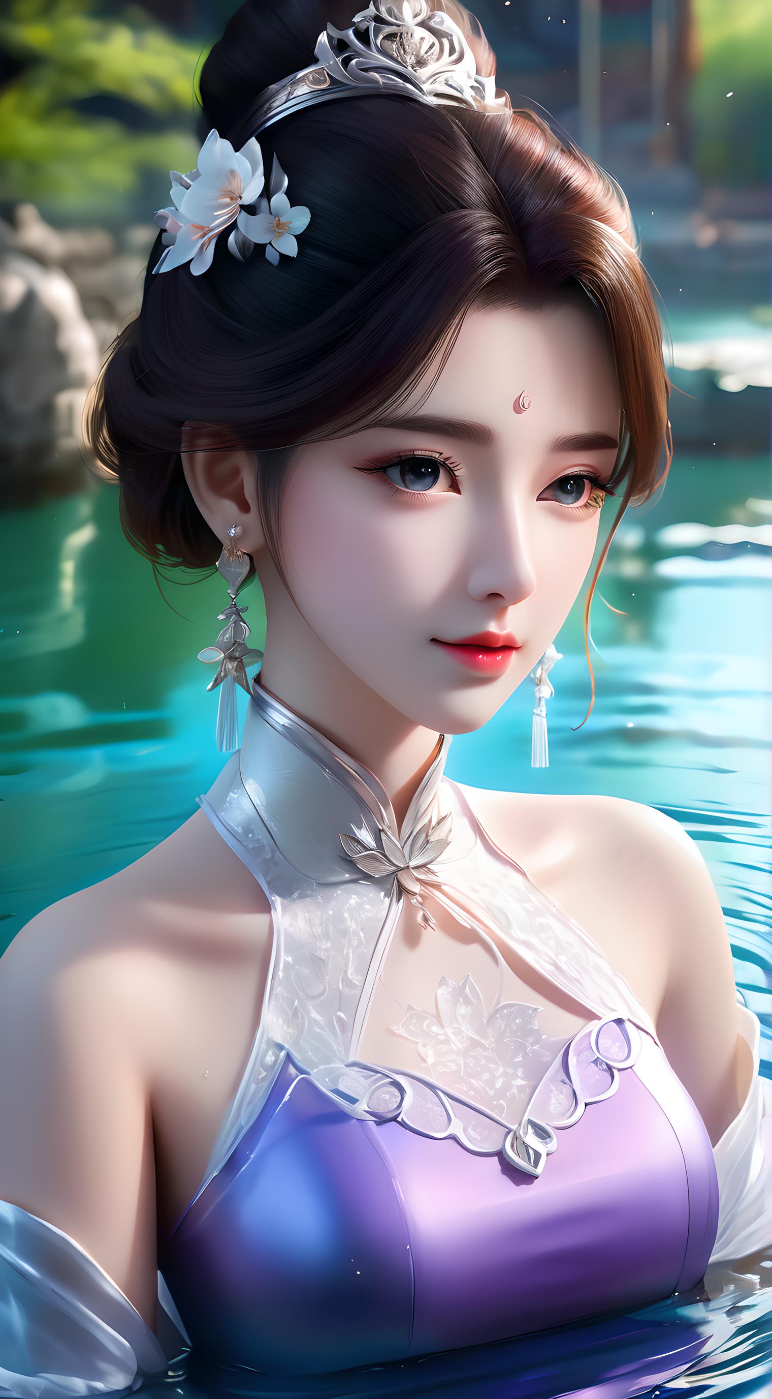 水中美女