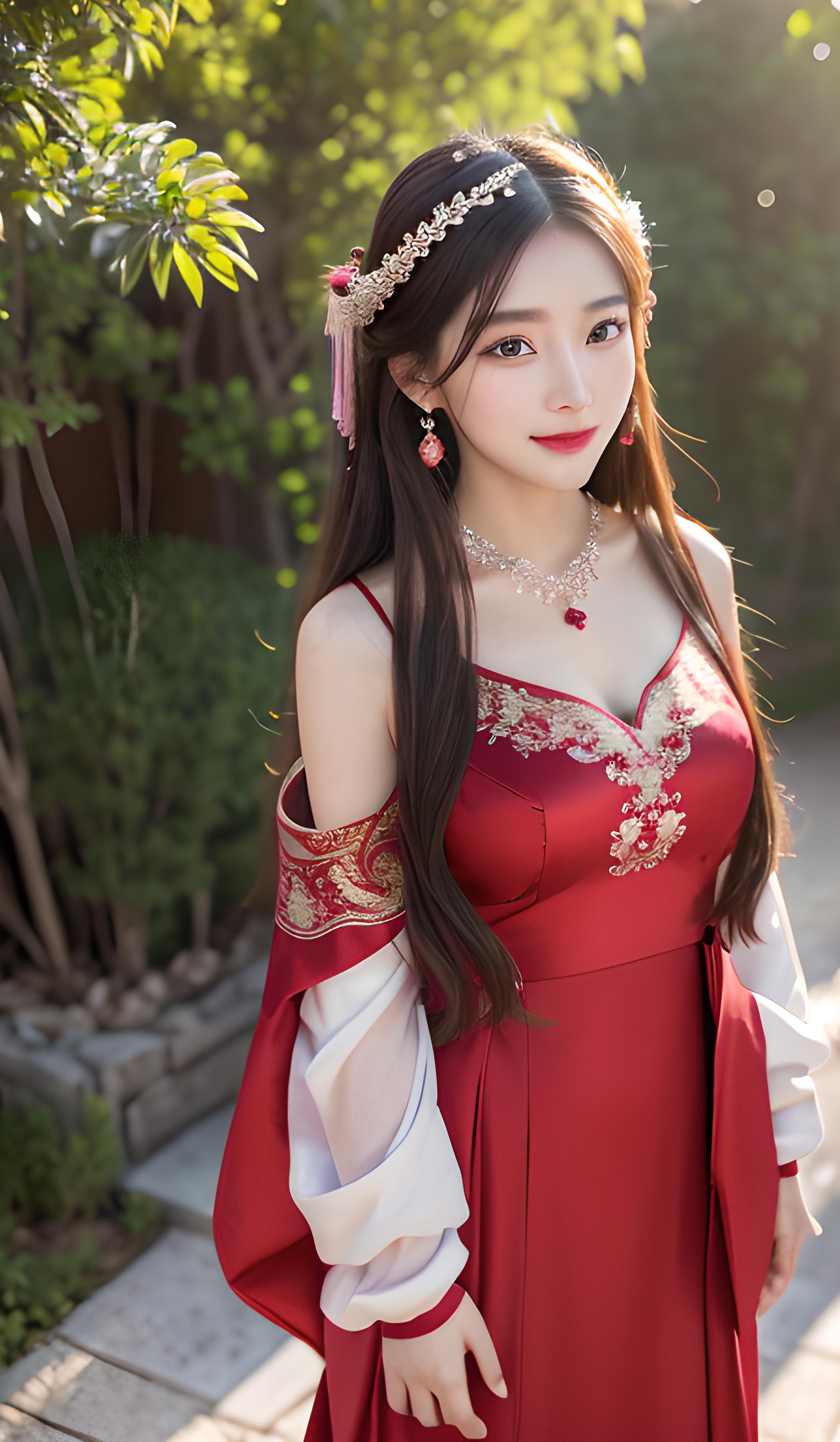 超美汉服美女