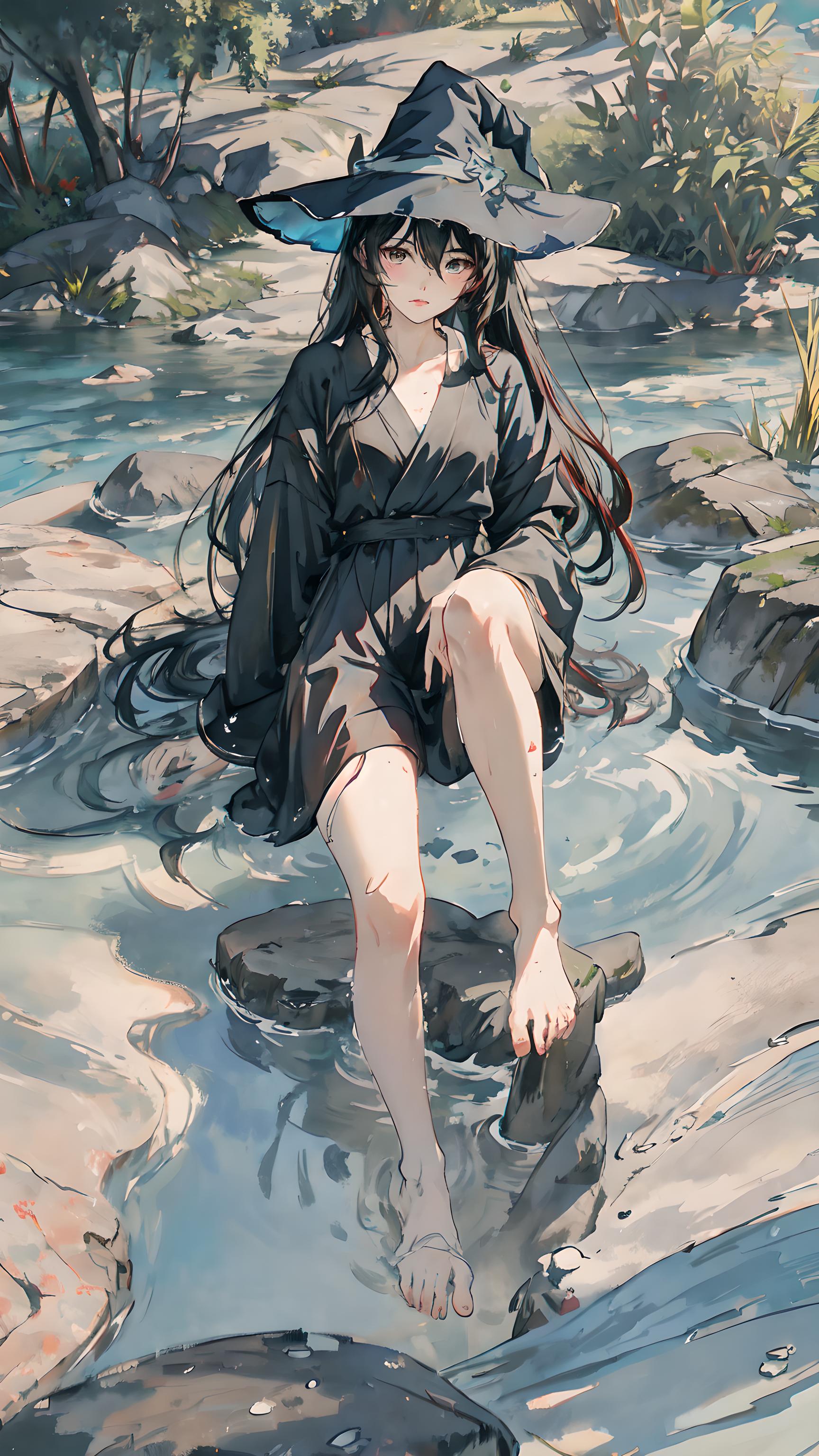 道服少女