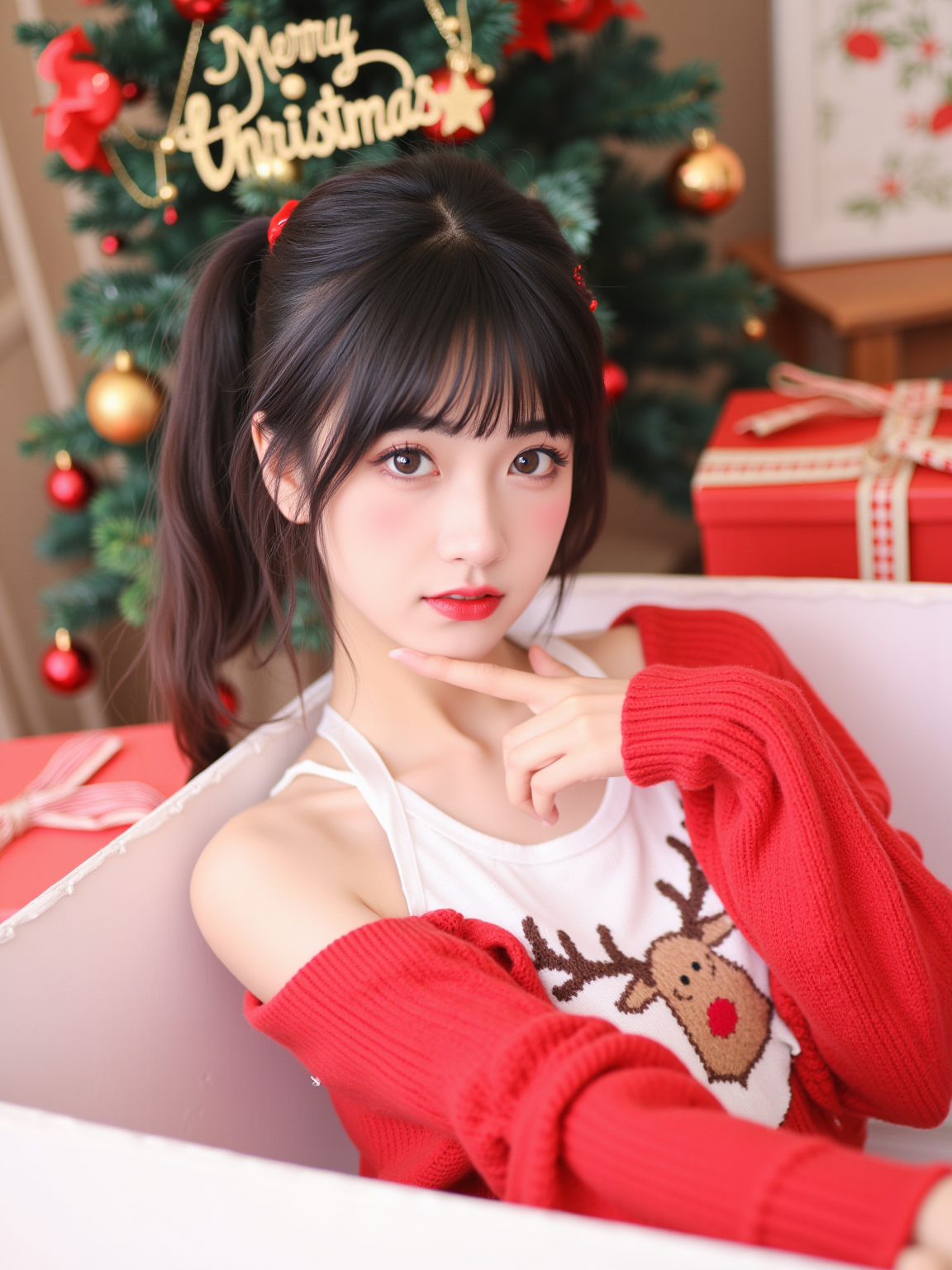 圣诞礼盒里的少女梦