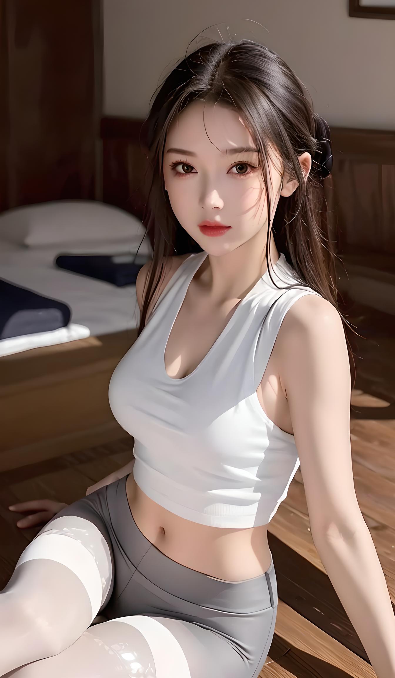 瑜伽美女