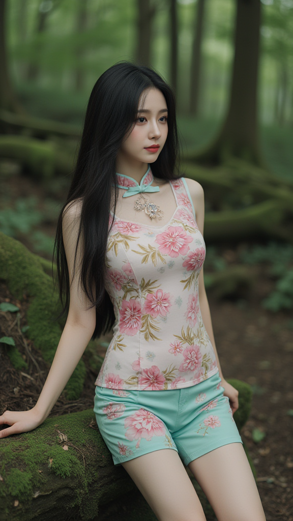 大长头发女孩