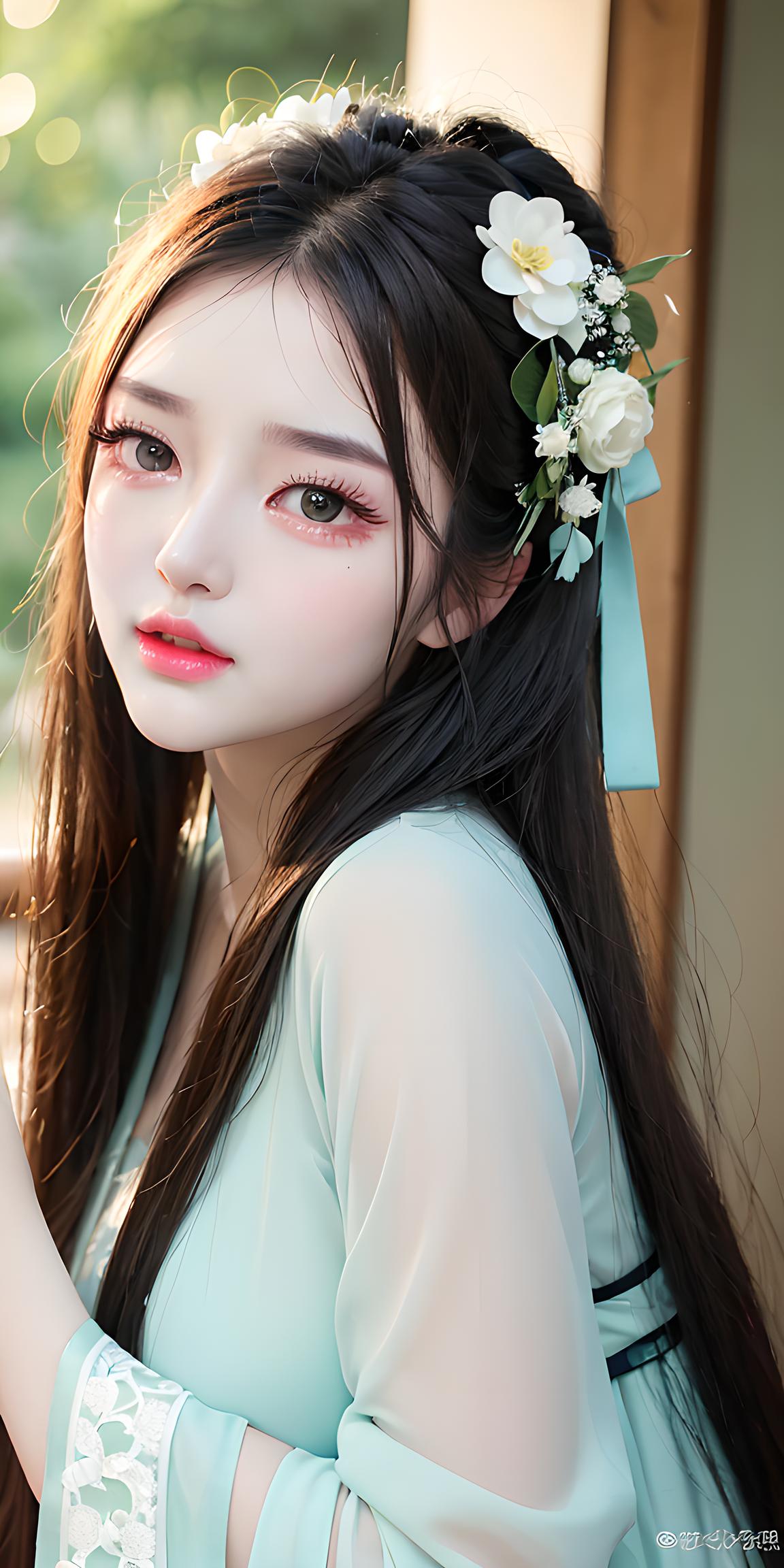 古风汉服美女，主页更多风格