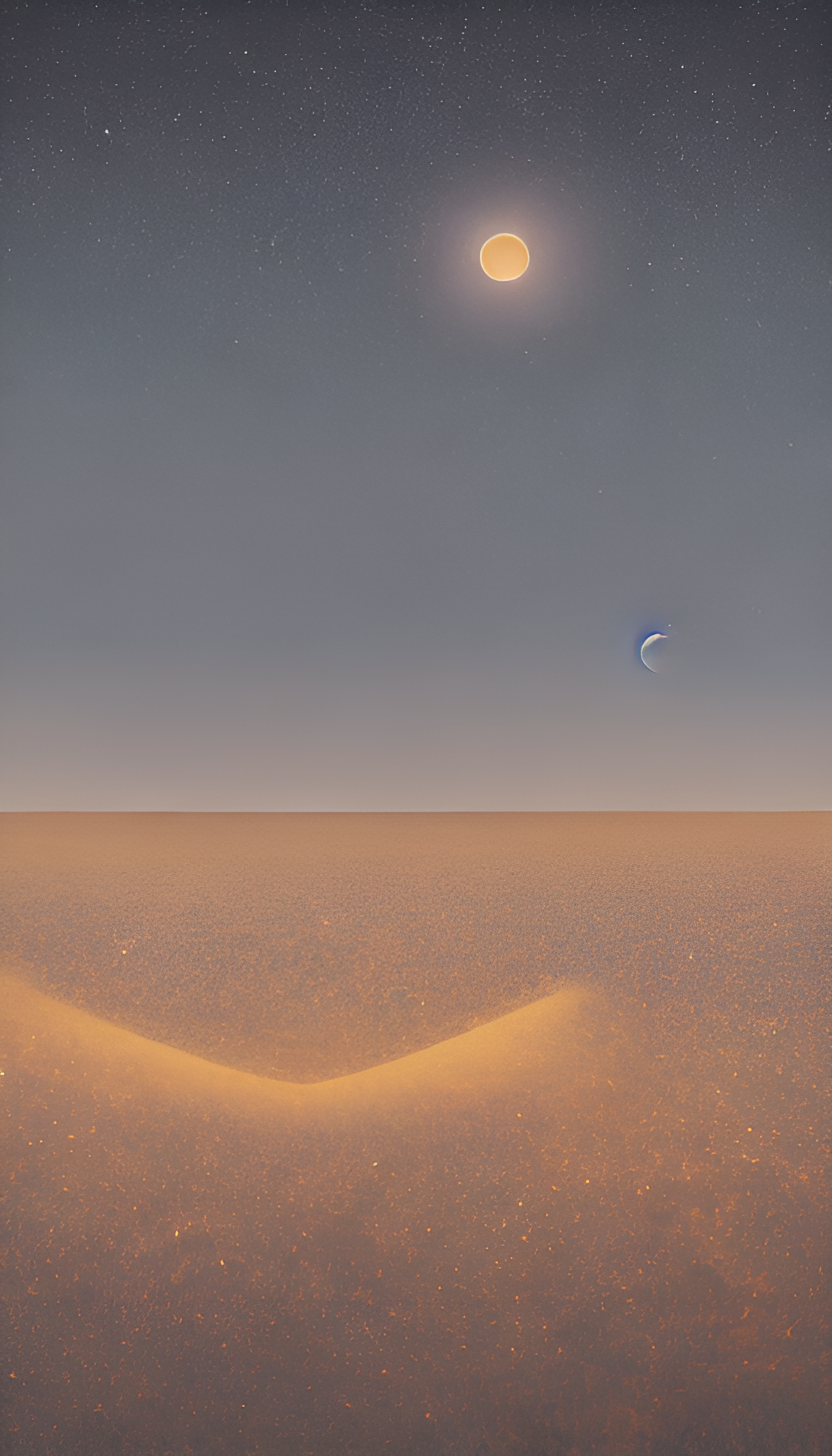 沙漠星空