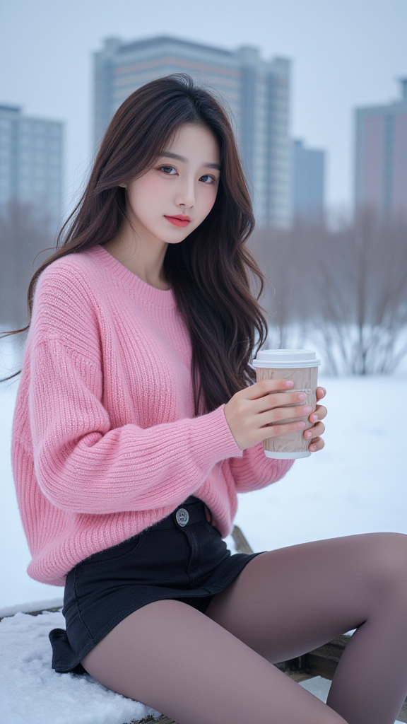 雪地女孩