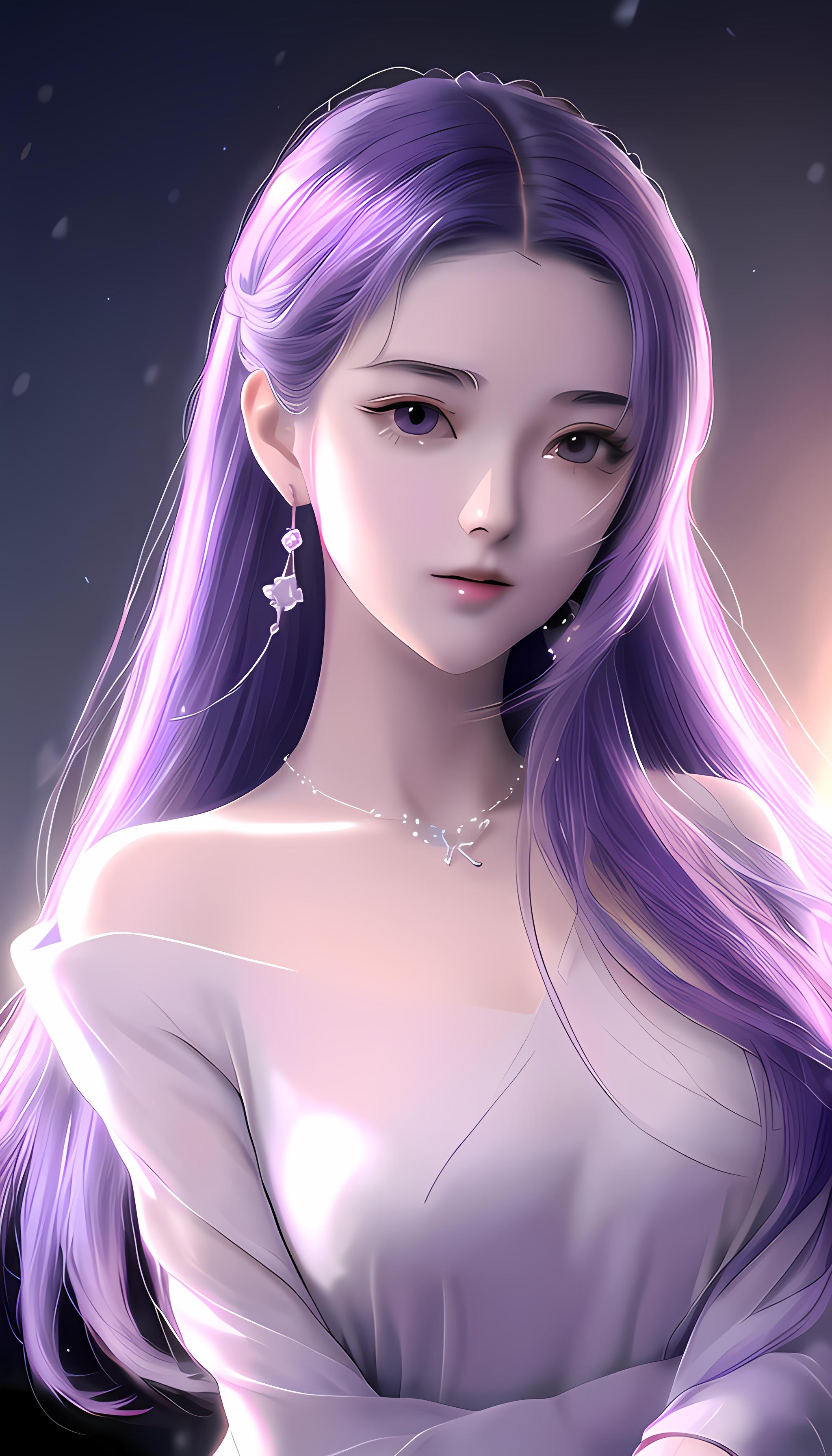 紫发