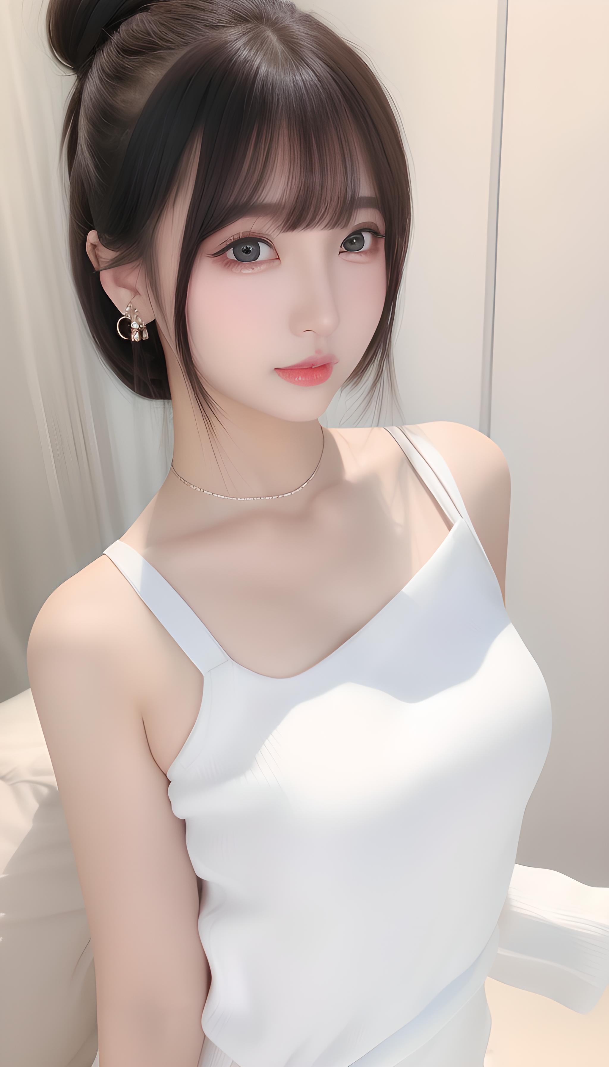 白衣美女