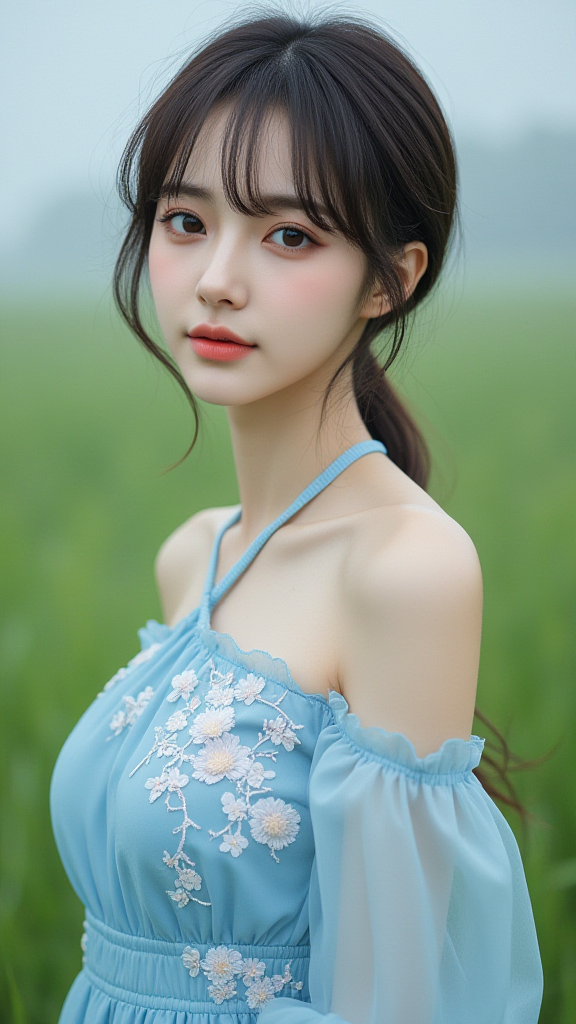 绿草如茵的