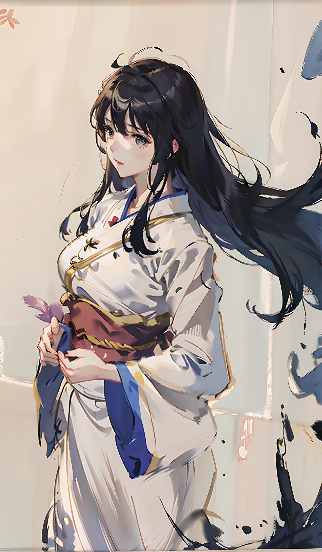 素服少女