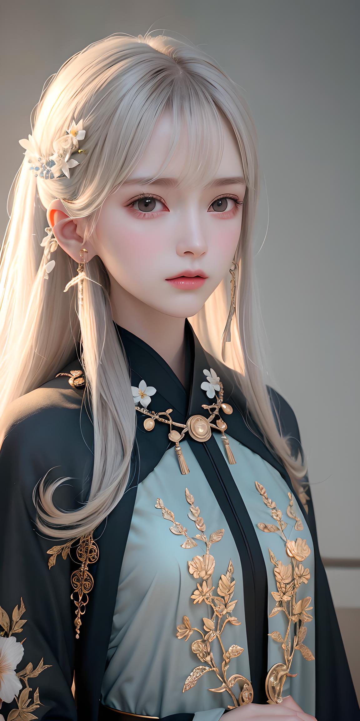 白发少女