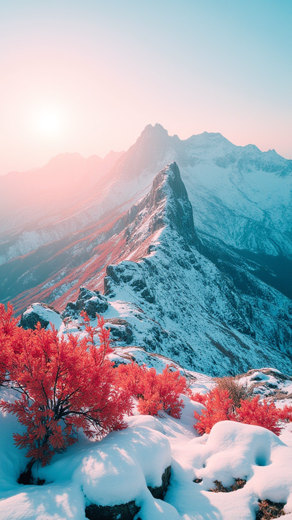 黄山冬季雪景