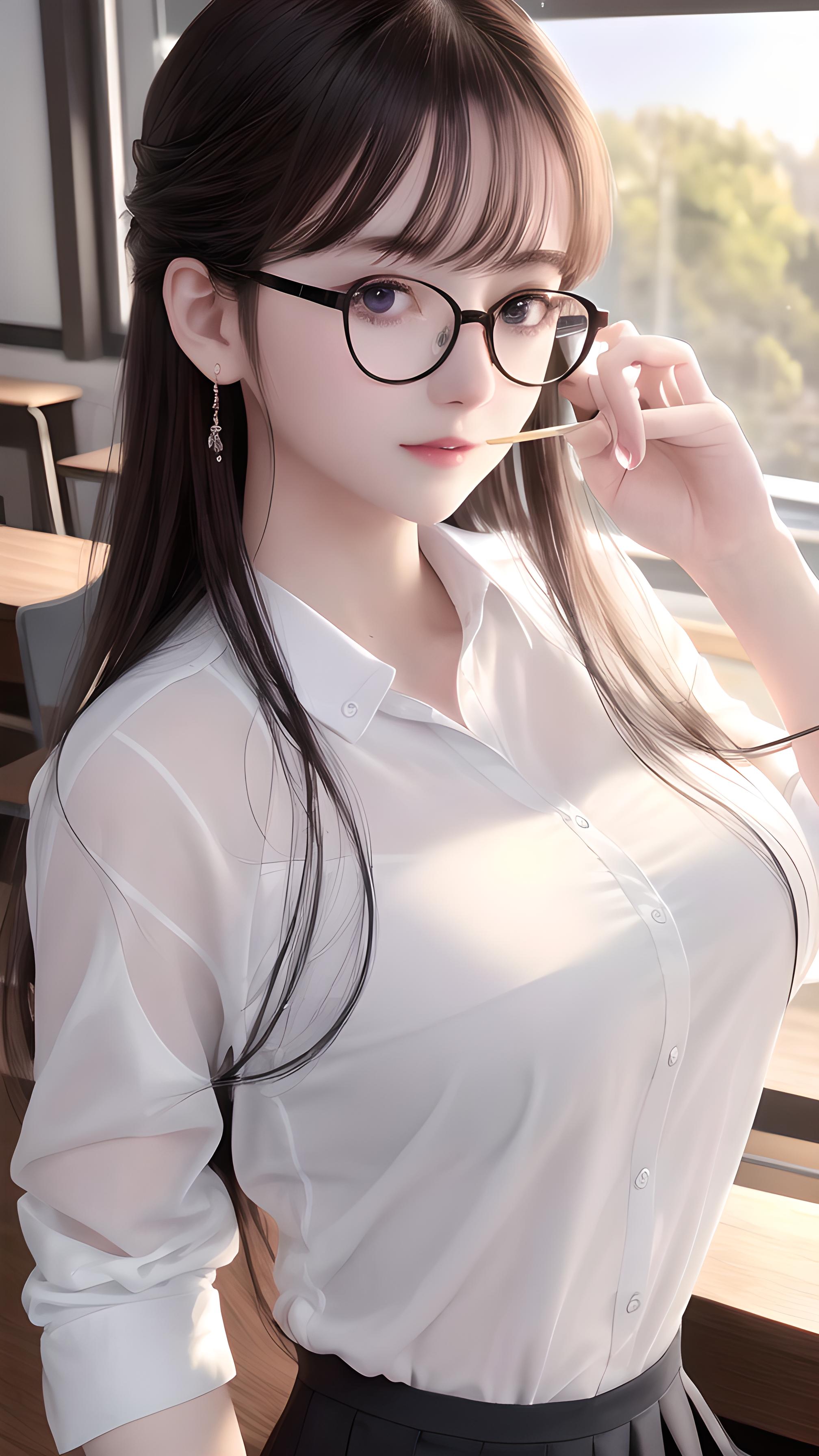 她