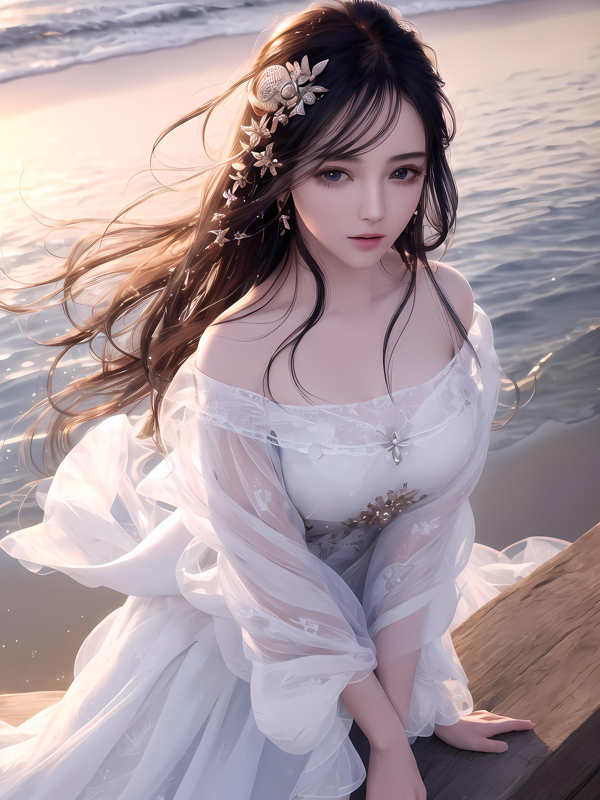 海边的少女