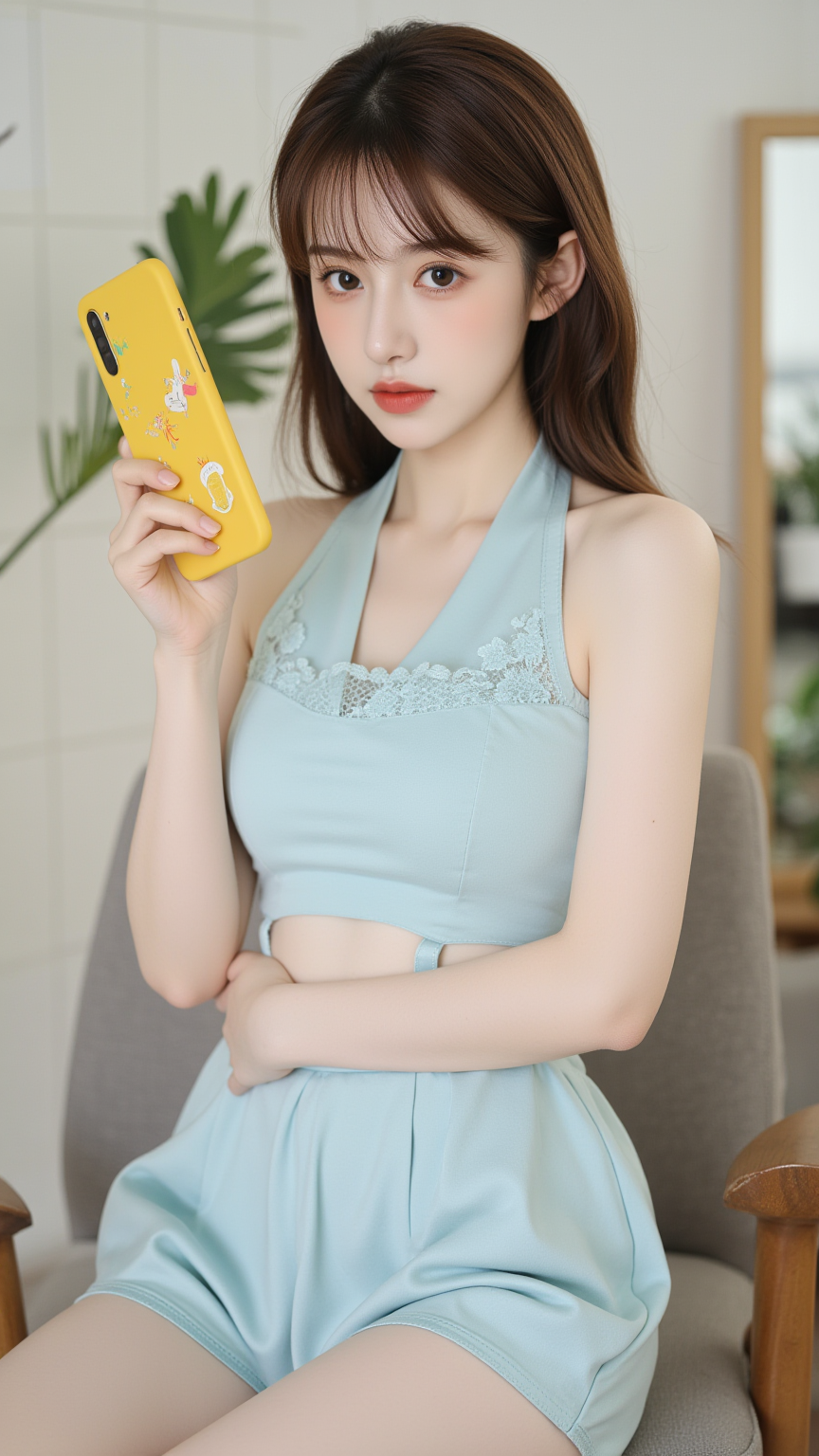 自拍女孩