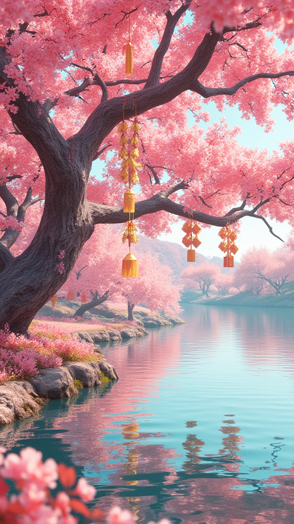 宁静的湖畔