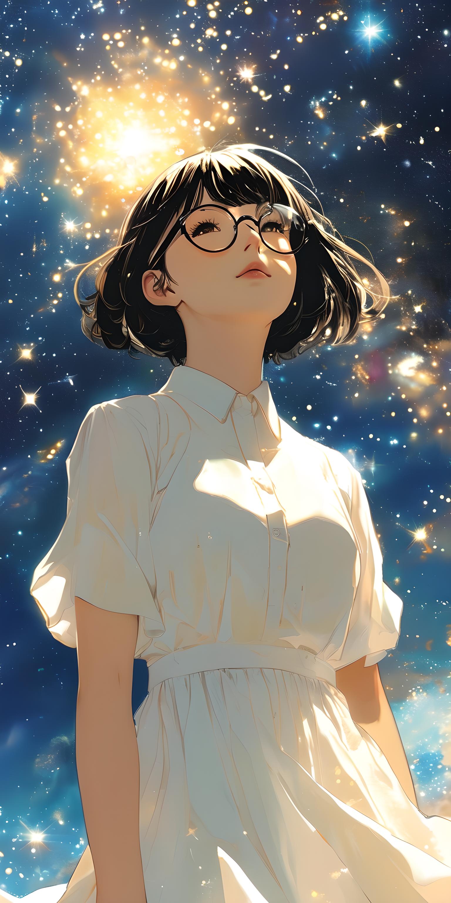 白色连衣裙