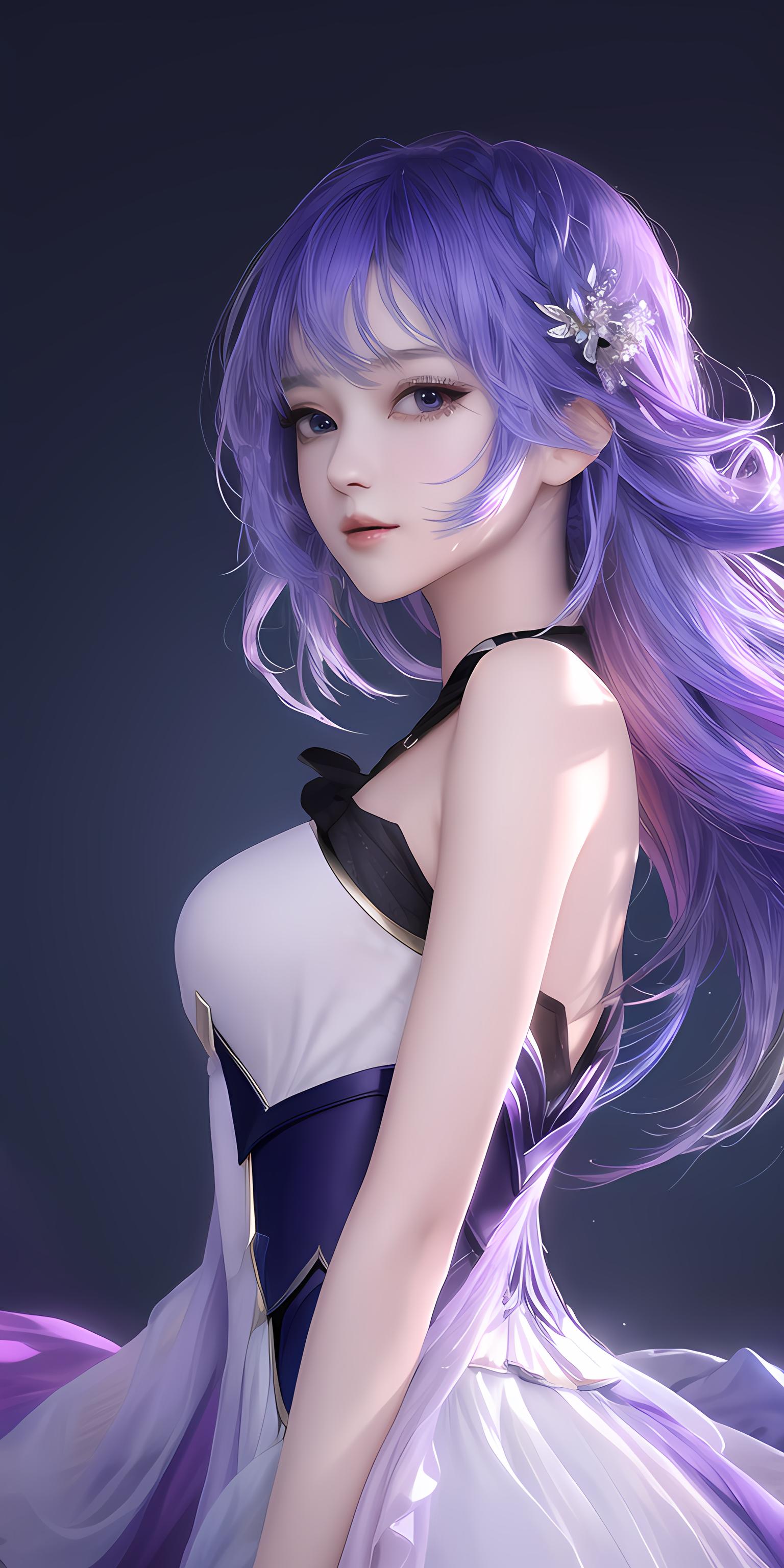 紫发精灵