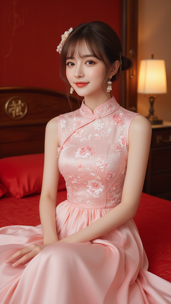 旗袍裙女孩