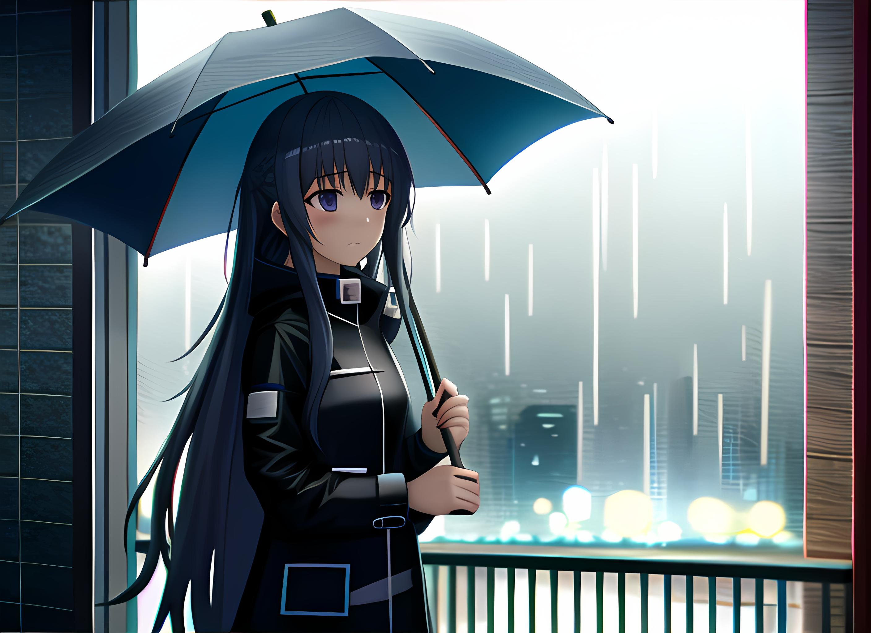 雨中都市