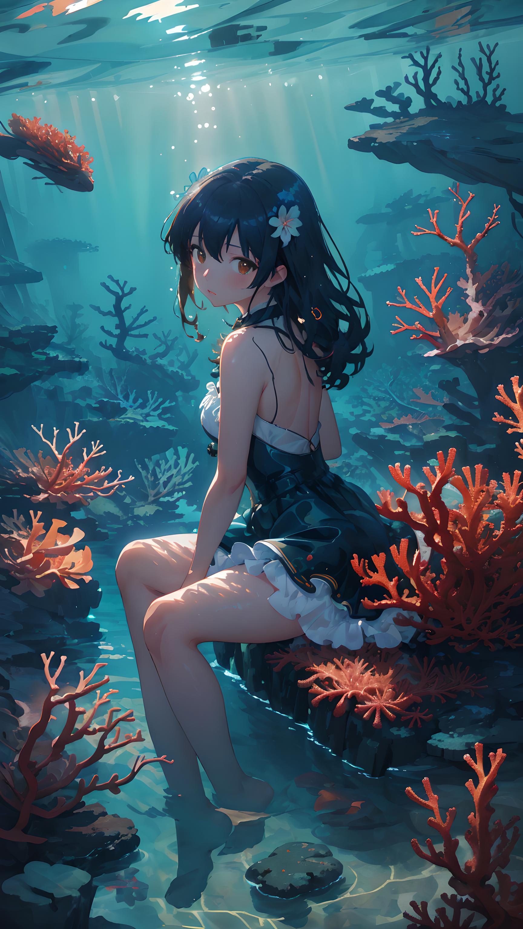 海底的少女