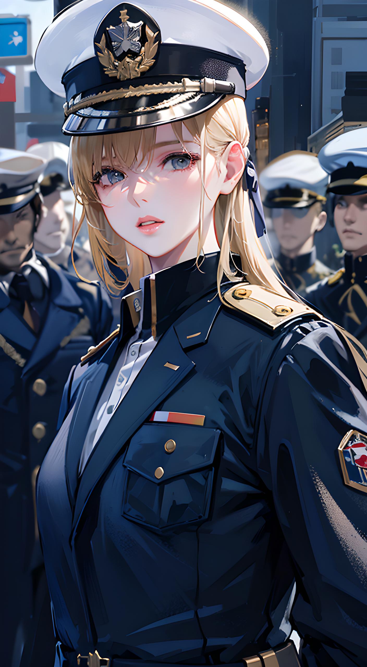 军服少女