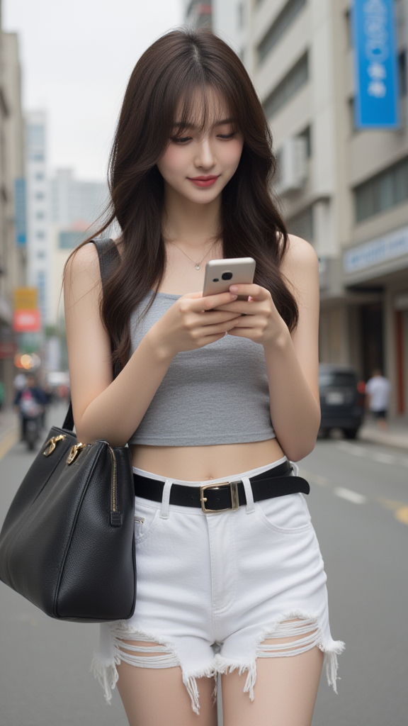 街拍美女