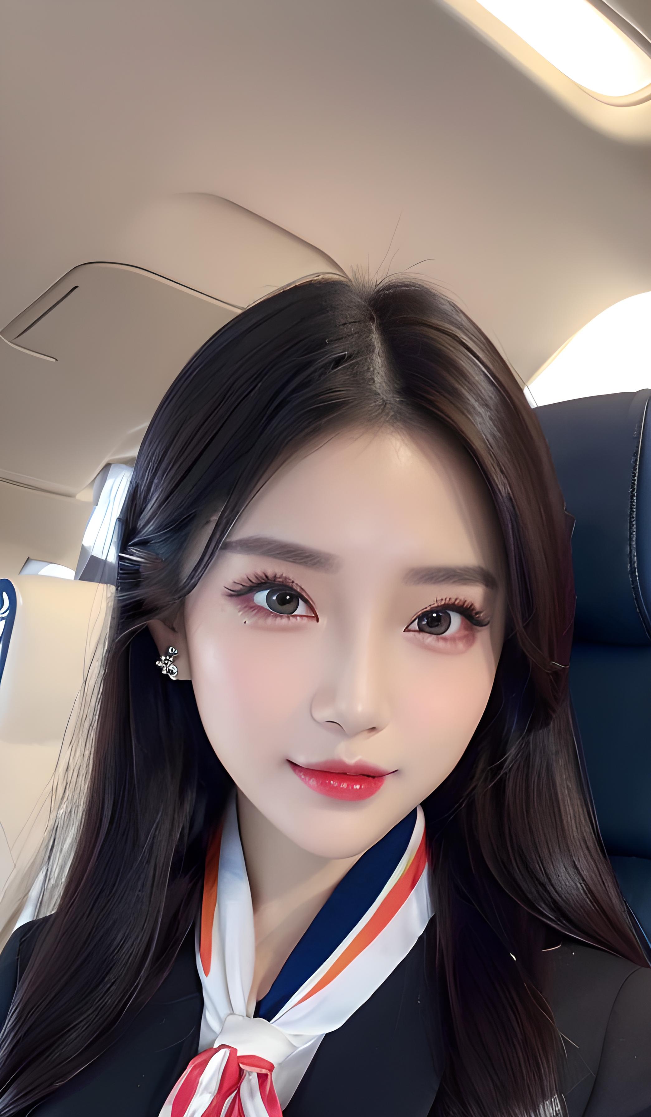 甜美空姐