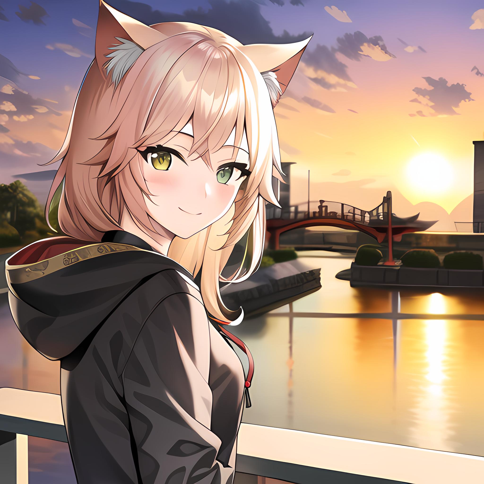 黃昏的猫猫女