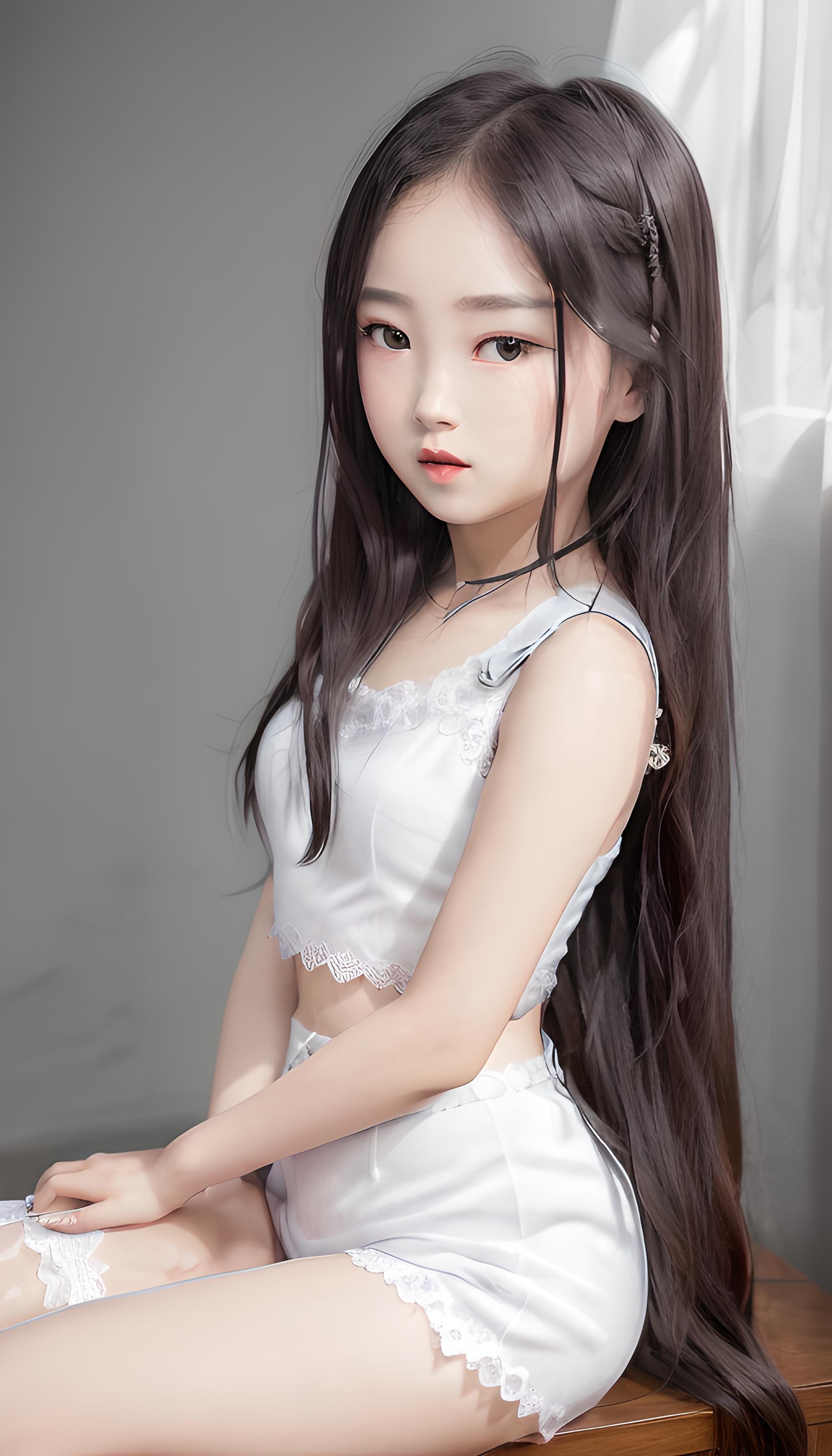 一键同款，稳定出图，青春少女